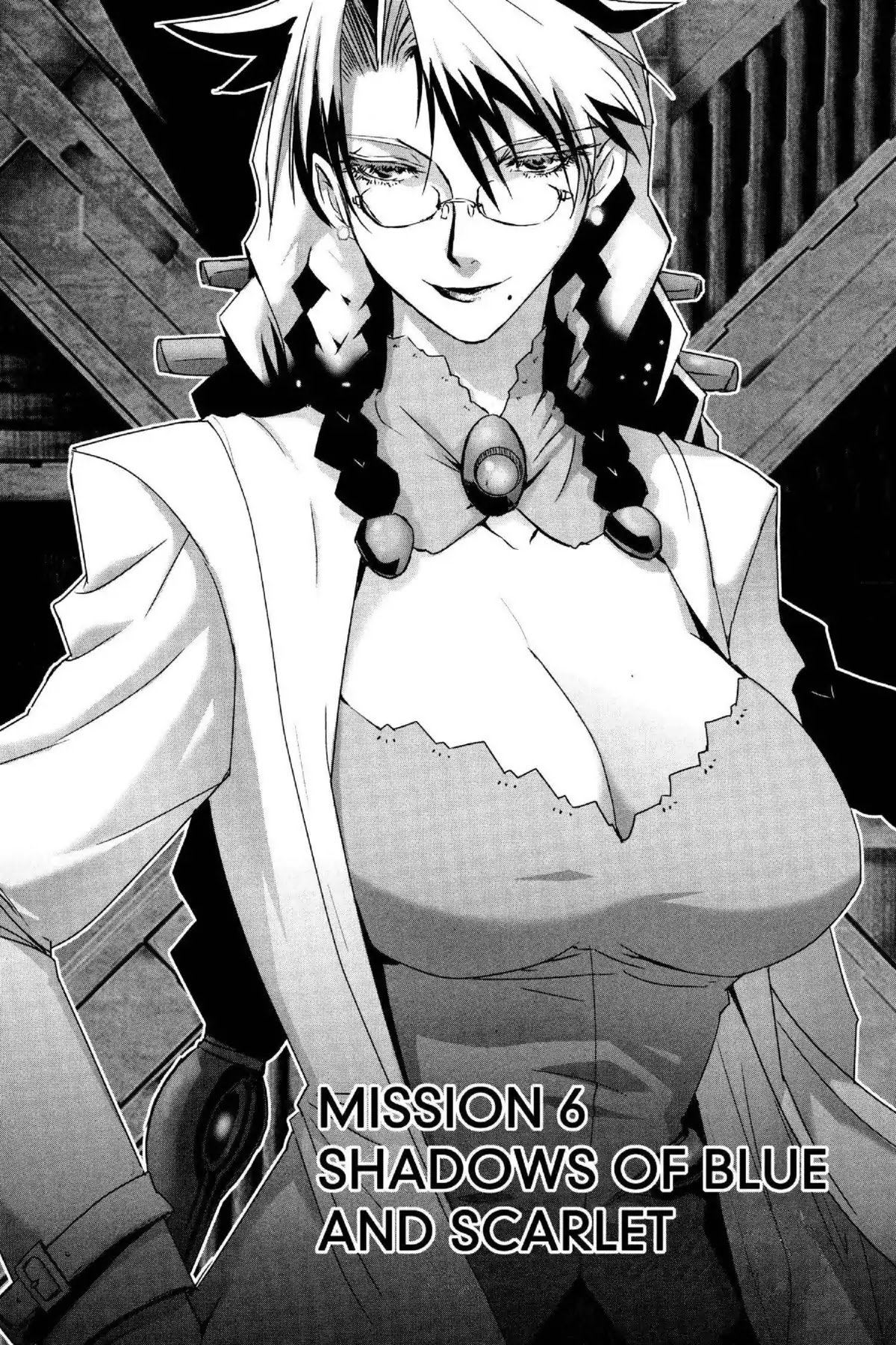 Excel Saga Chapter 24.6 page 2 - Vol.24 Mission 6: Shadows of Blue and Scarlet