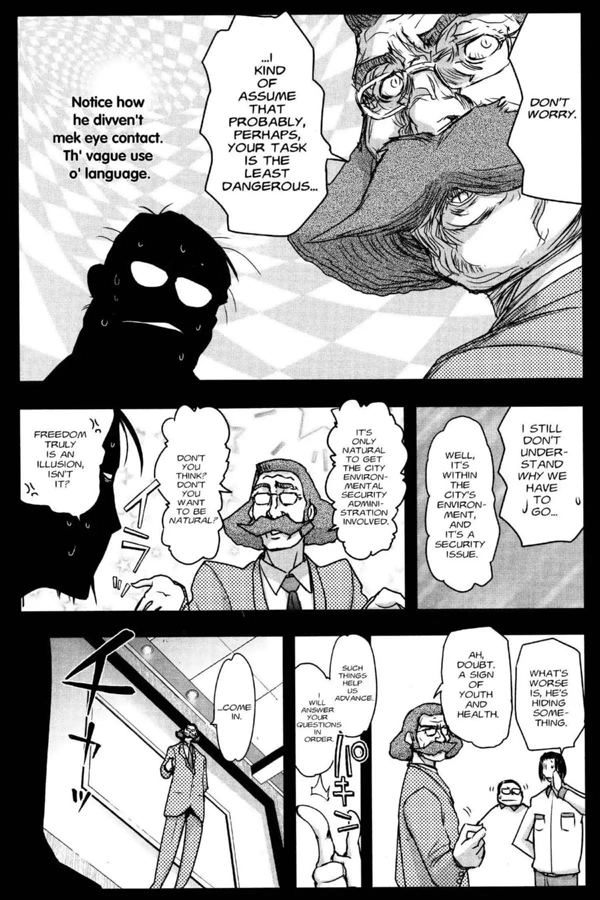 Excel Saga Chapter 25.1 page 16 - Vol.25 Mission 1: ••• Does Not Betray Your Dream