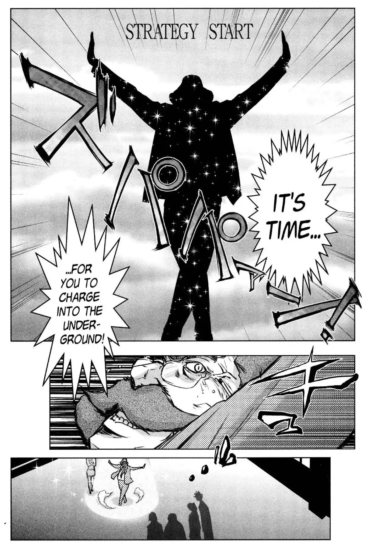 Excel Saga Chapter 25.1 page 9 - Vol.25 Mission 1: ••• Does Not Betray Your Dream