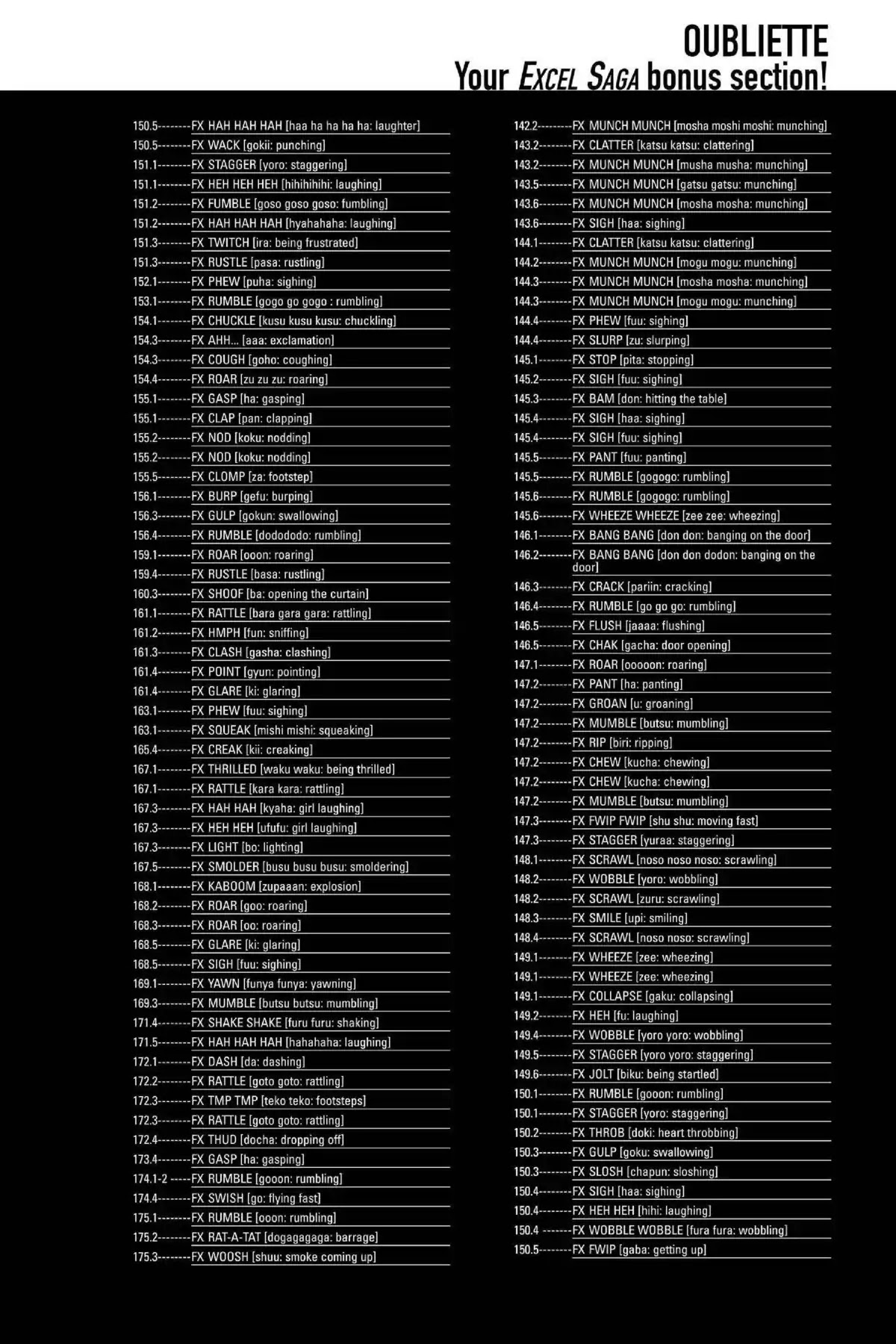 Excel Saga Chapter 25.6-5 page 5 - Vol.25 Oubliette: Excel Saga Bonus Section