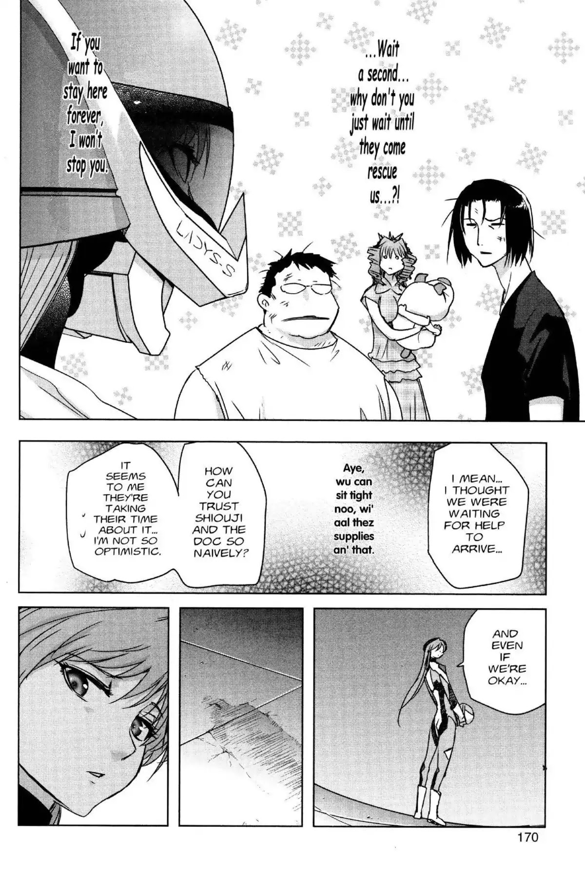 Excel Saga Chapter 25.6 page 12 - Vol.25 Mission 6: Cracked Blue