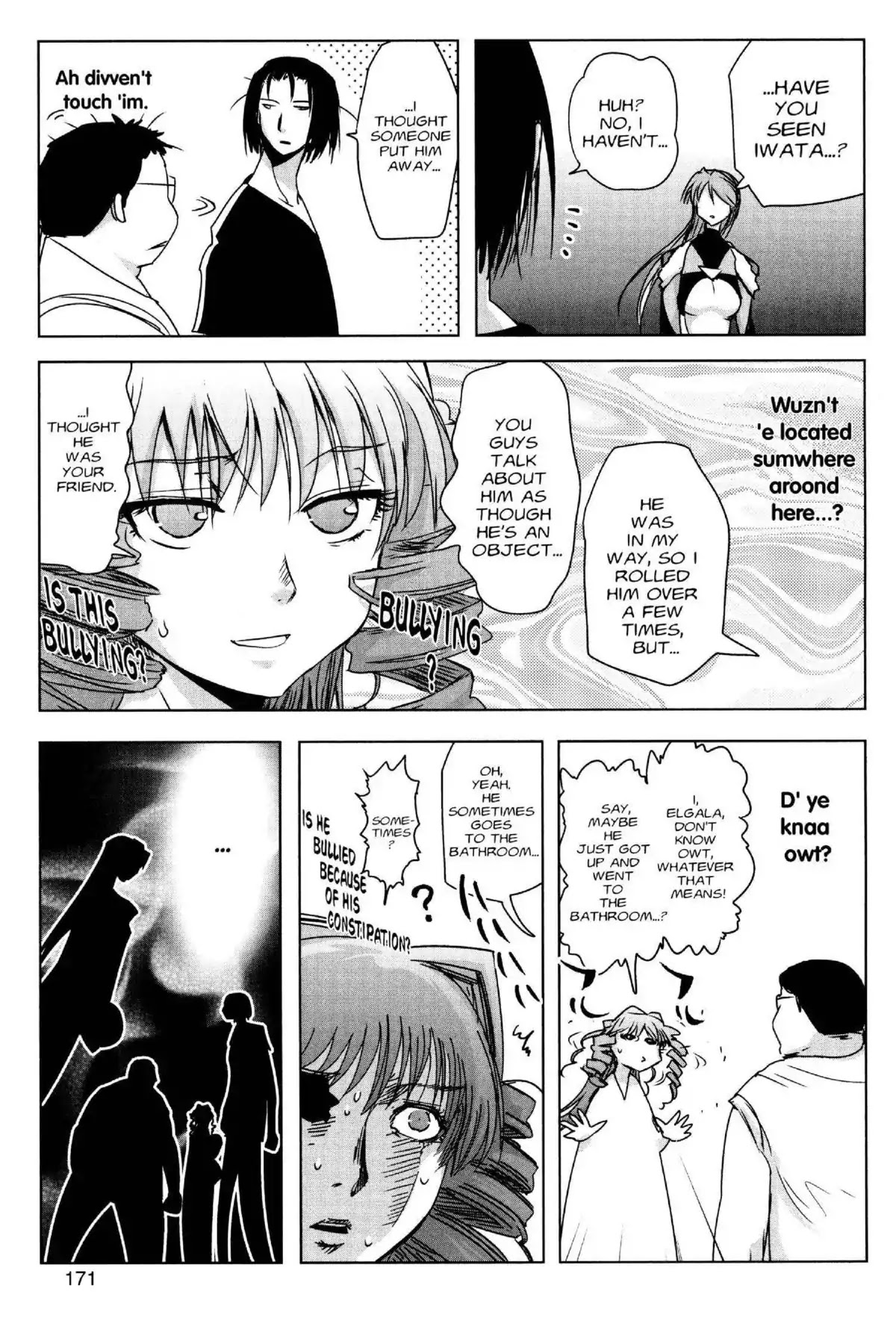 Excel Saga Chapter 25.6 page 13 - Vol.25 Mission 6: Cracked Blue