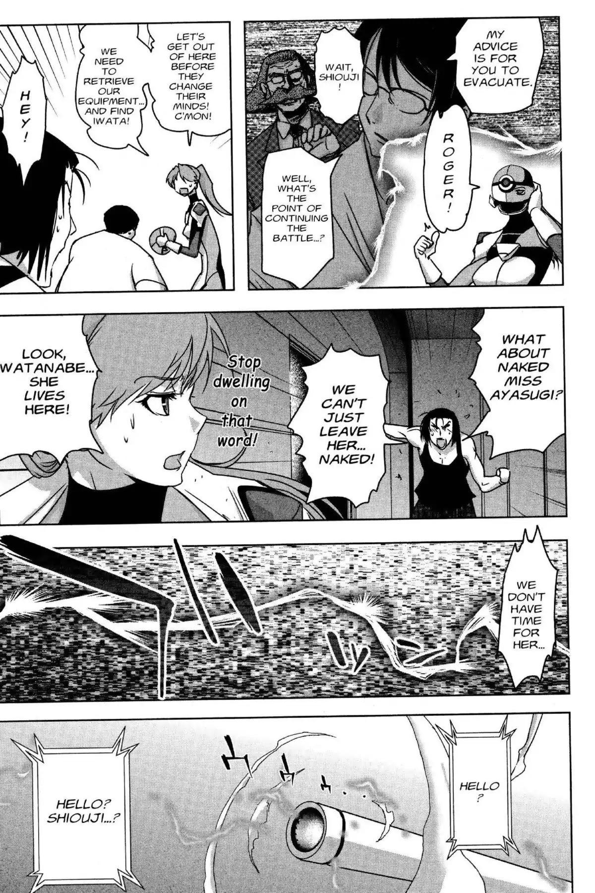 Excel Saga Chapter 26.2 page 13 - Vol.26 Mission 2: Reddish and Bluish Green