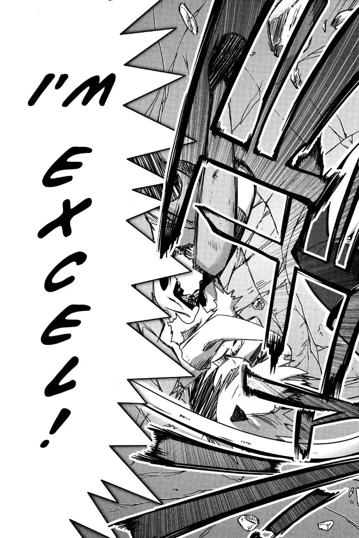 Excel Saga Chapter 26.2 page 25 - Vol.26 Mission 2: Reddish and Bluish Green