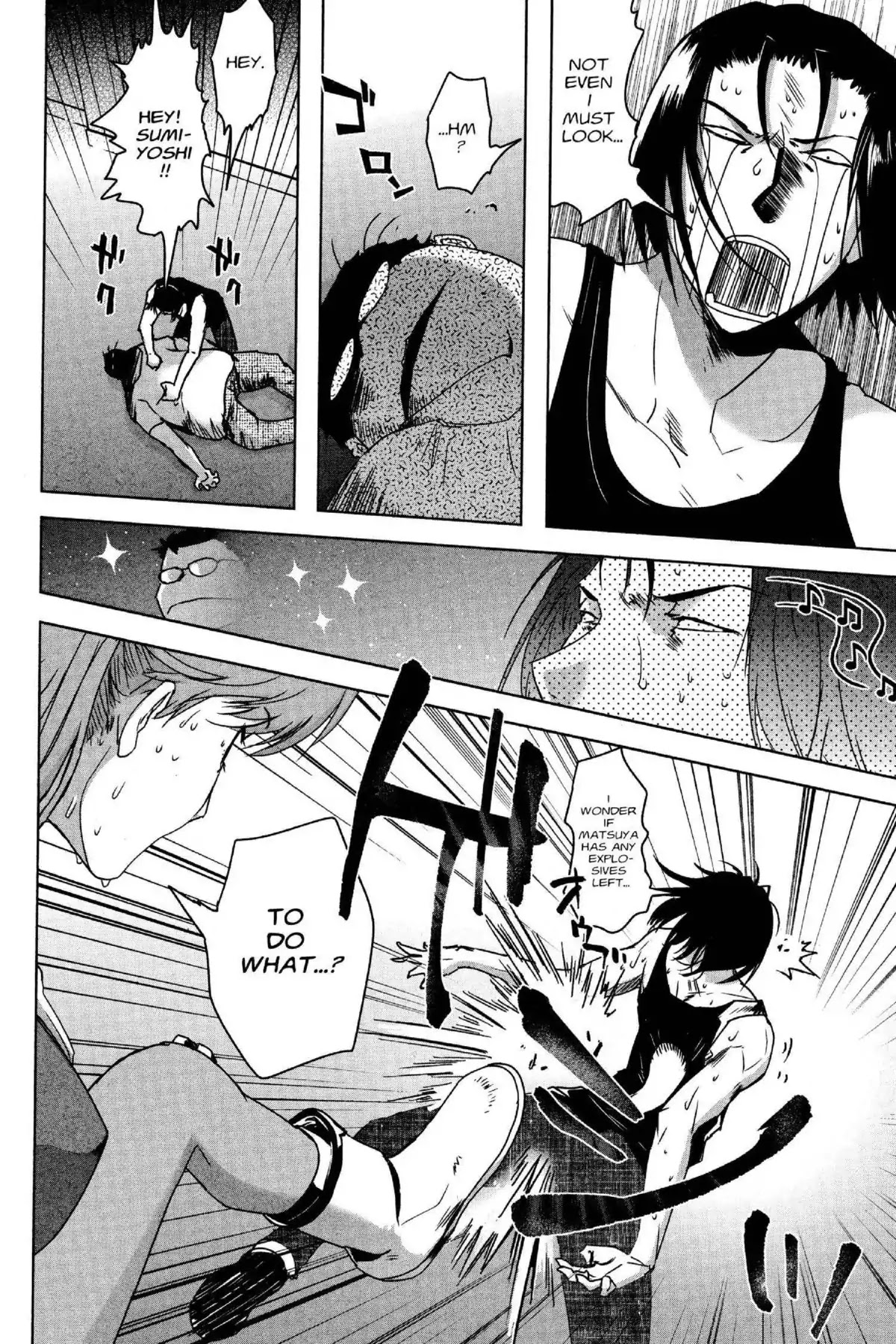 Excel Saga Chapter 26.2 page 8 - Vol.26 Mission 2: Reddish and Bluish Green