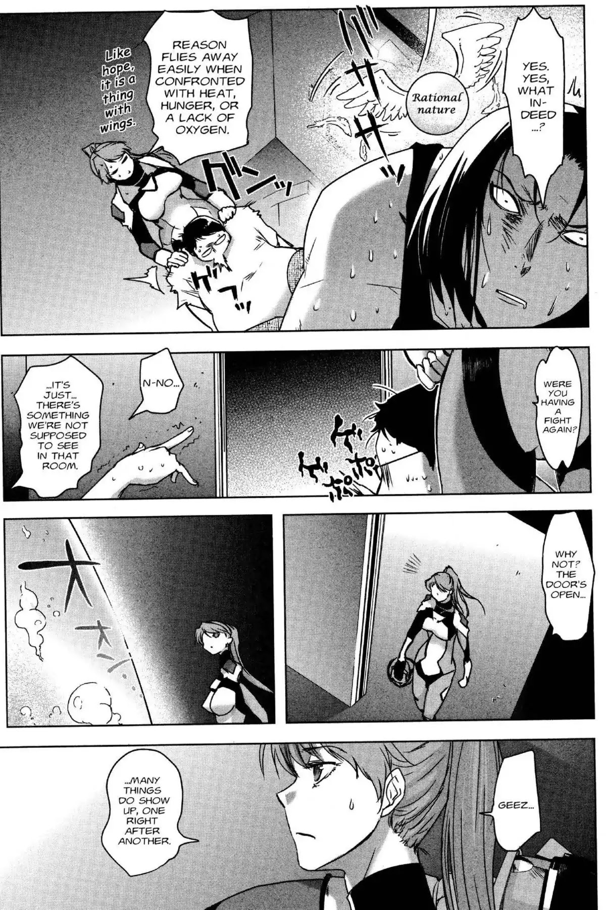 Excel Saga Chapter 26.2 page 9 - Vol.26 Mission 2: Reddish and Bluish Green