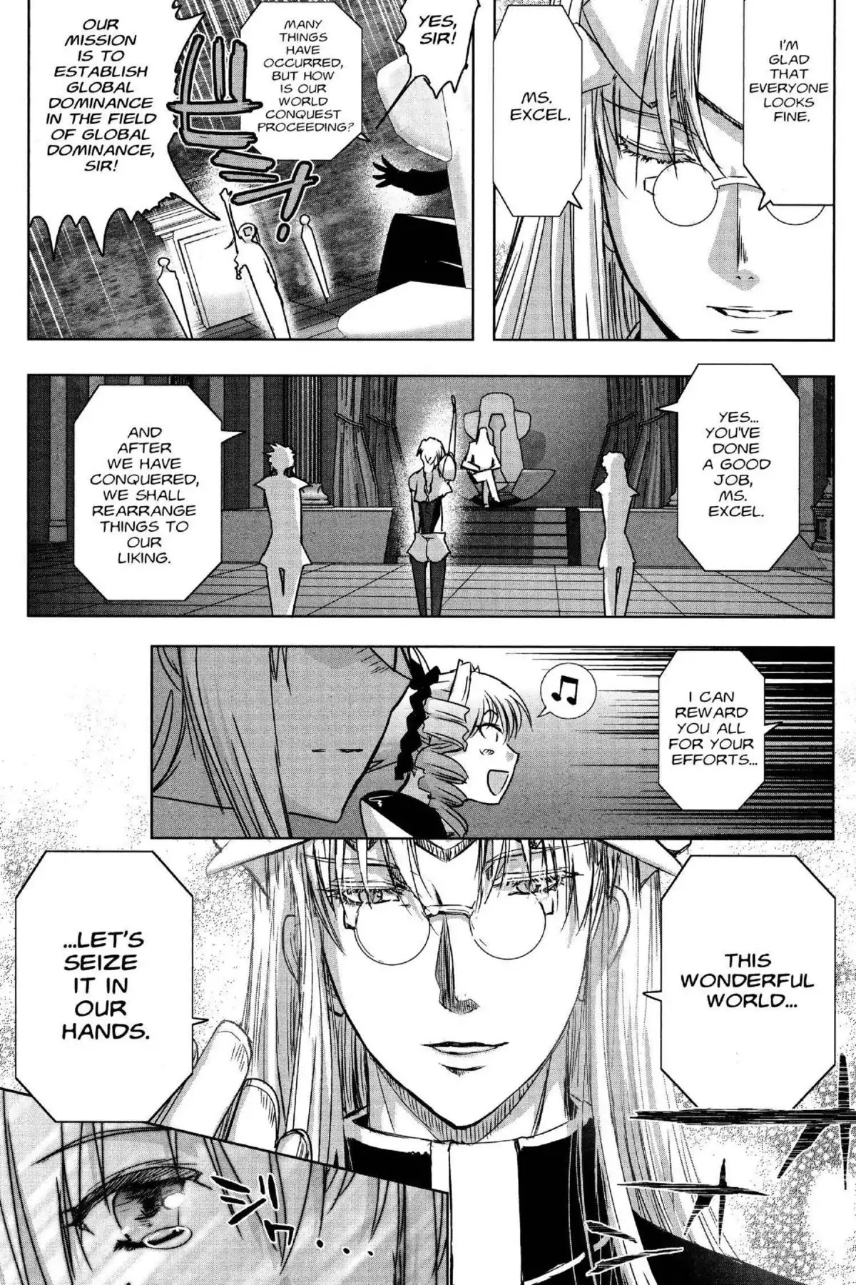 Excel Saga Chapter 26.3 page 27 - Vol.26 Mission 3: First Experience