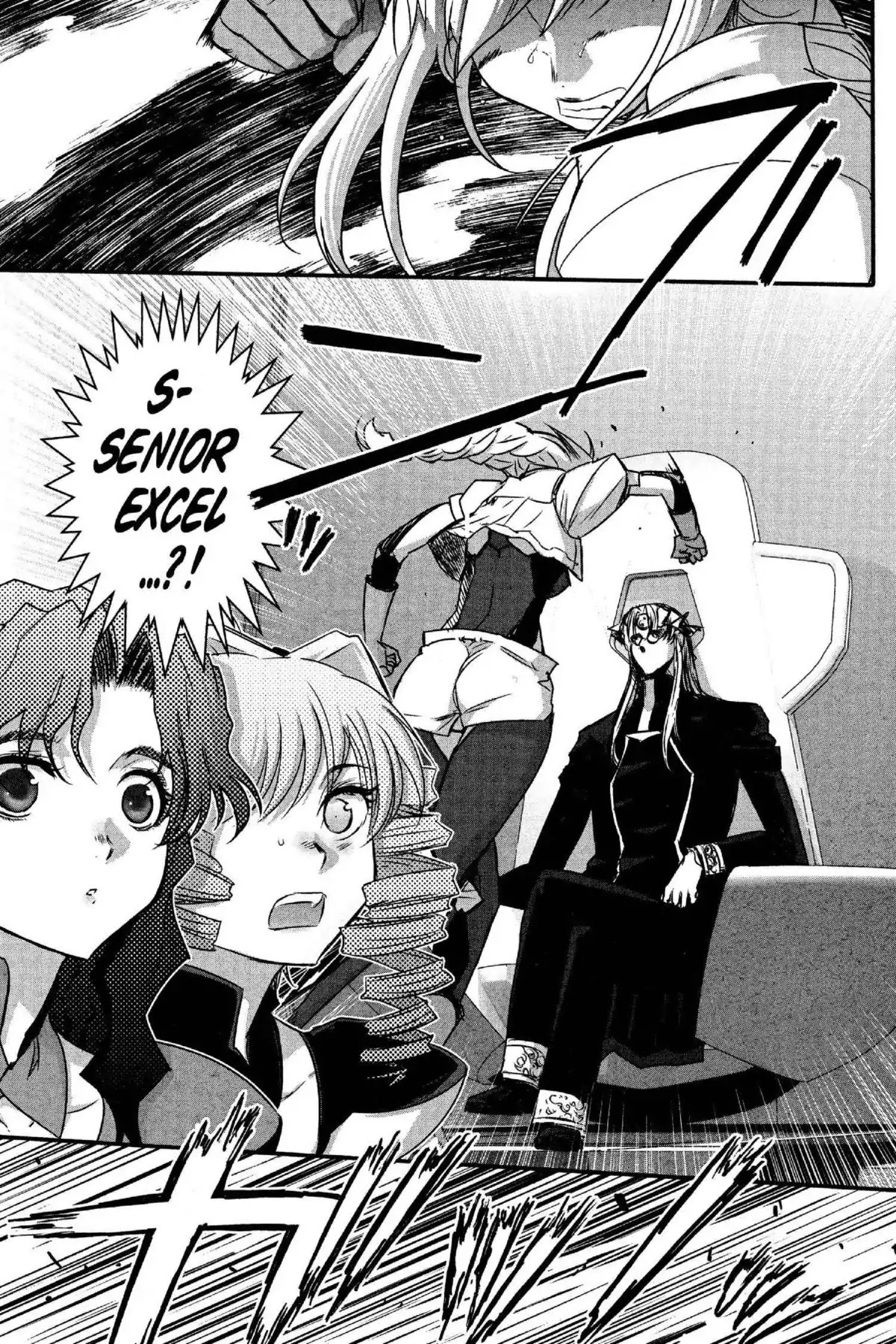 Excel Saga Chapter 26.4 page 1 - Vol.26 Mission 4: Announcement: Plans to Conquer the City Have Been Cancelled