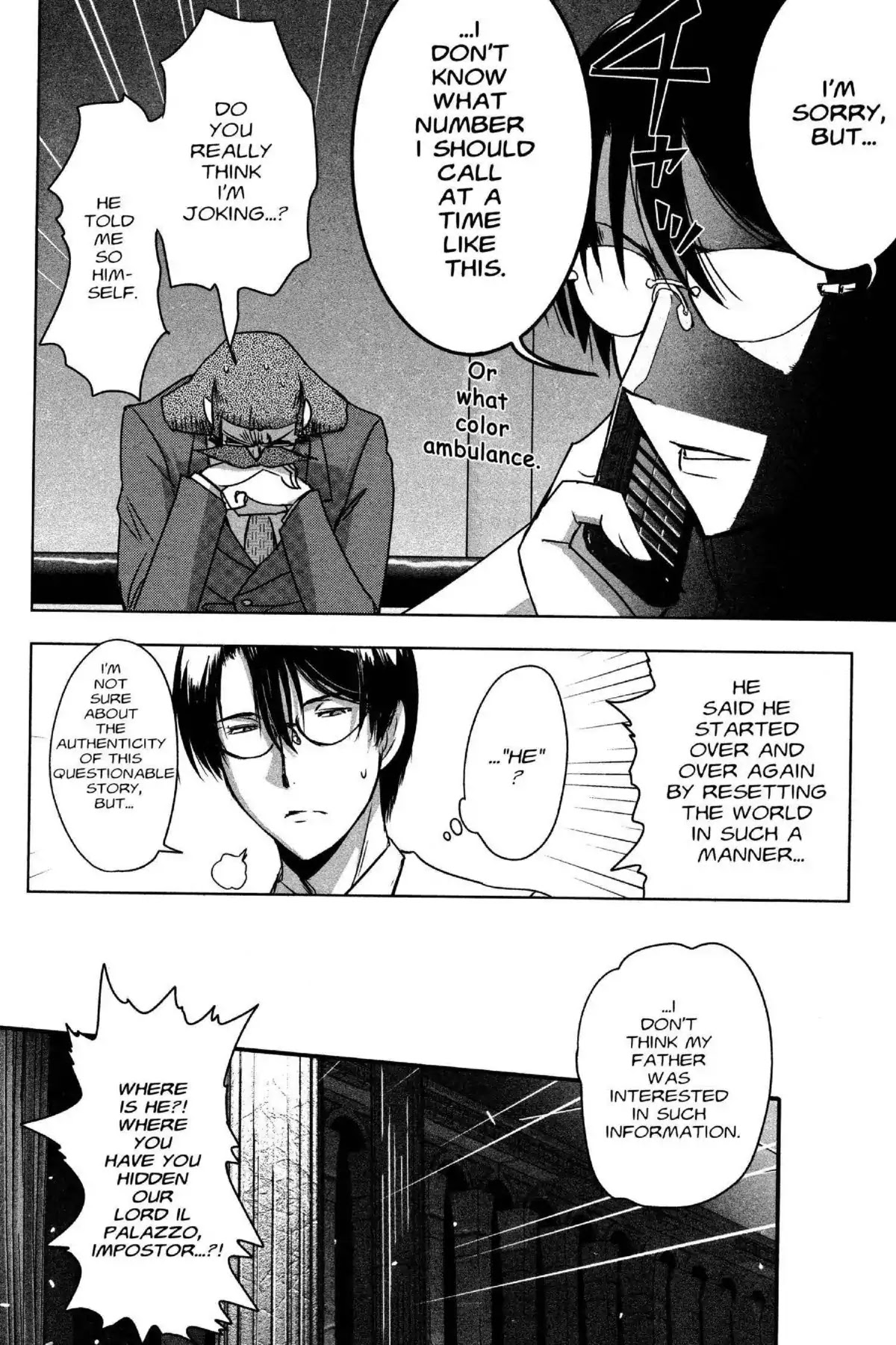 Excel Saga Chapter 26.4 page 16 - Vol.26 Mission 4: Announcement: Plans to Conquer the City Have Been Cancelled