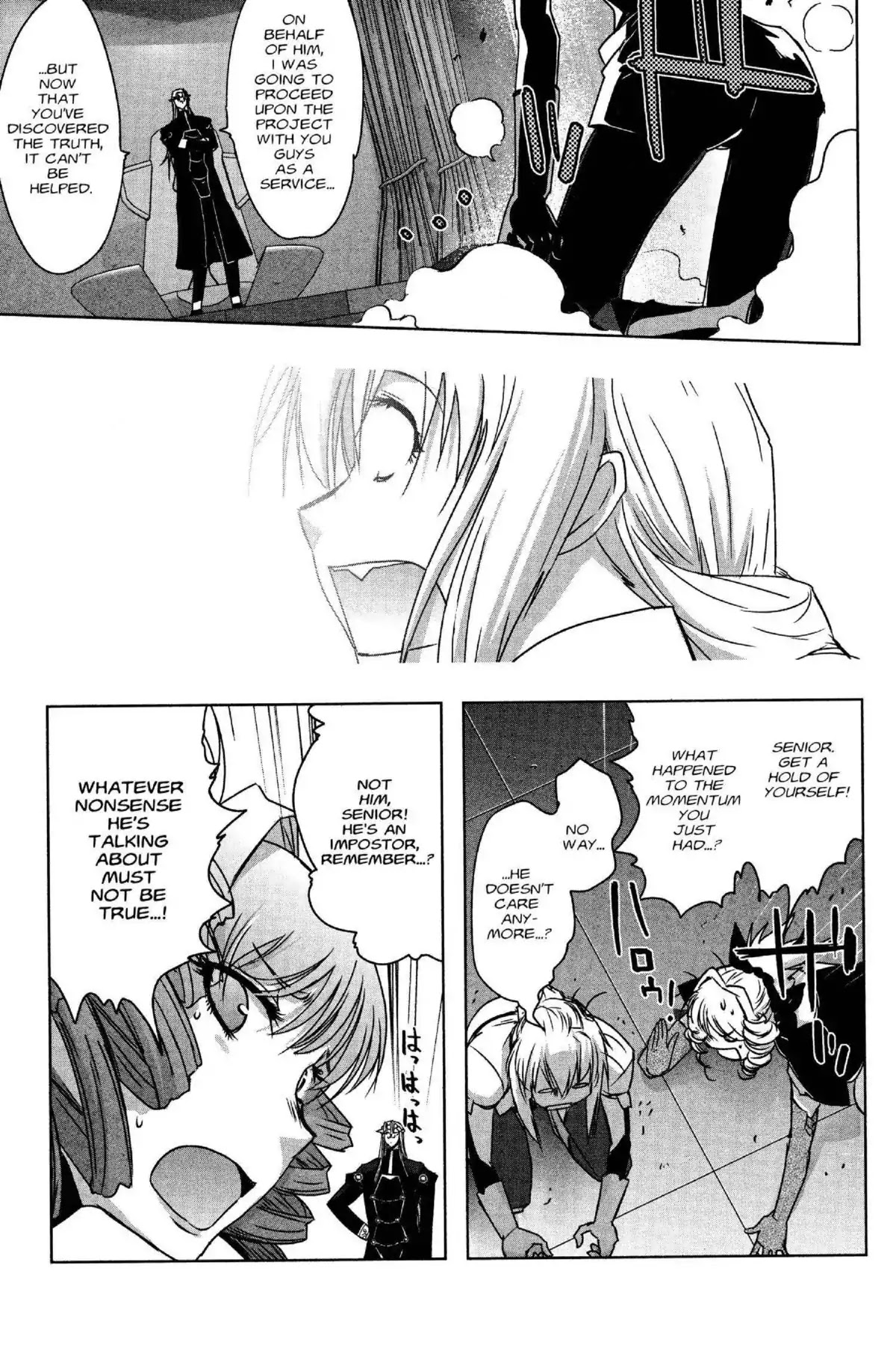 Excel Saga Chapter 26.4 page 21 - Vol.26 Mission 4: Announcement: Plans to Conquer the City Have Been Cancelled