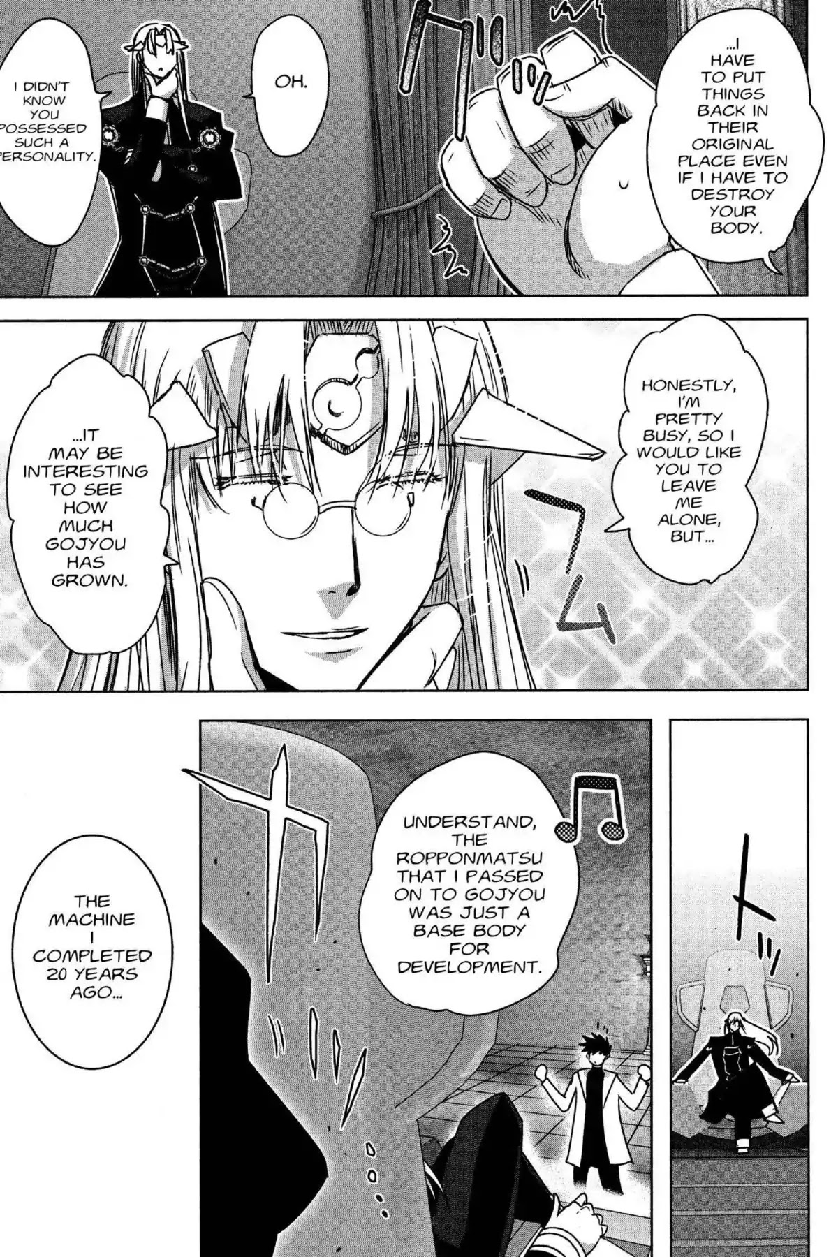 Excel Saga Chapter 26.4 page 29 - Vol.26 Mission 4: Announcement: Plans to Conquer the City Have Been Cancelled