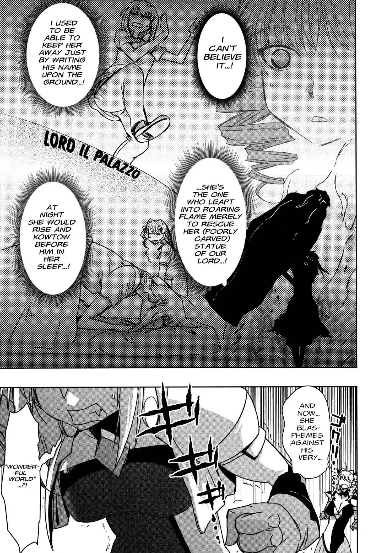 Excel Saga Chapter 26.4 page 3 - Vol.26 Mission 4: Announcement: Plans to Conquer the City Have Been Cancelled