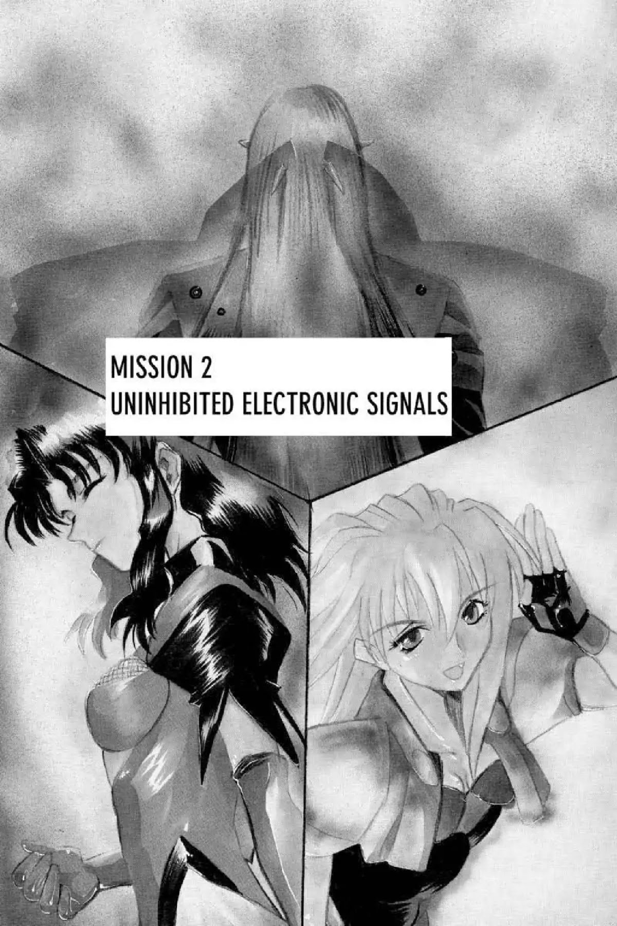 Excel Saga Chapter 3.2 page 1 - Vol.3 Mission 2: Uninhibited Electronic Signals