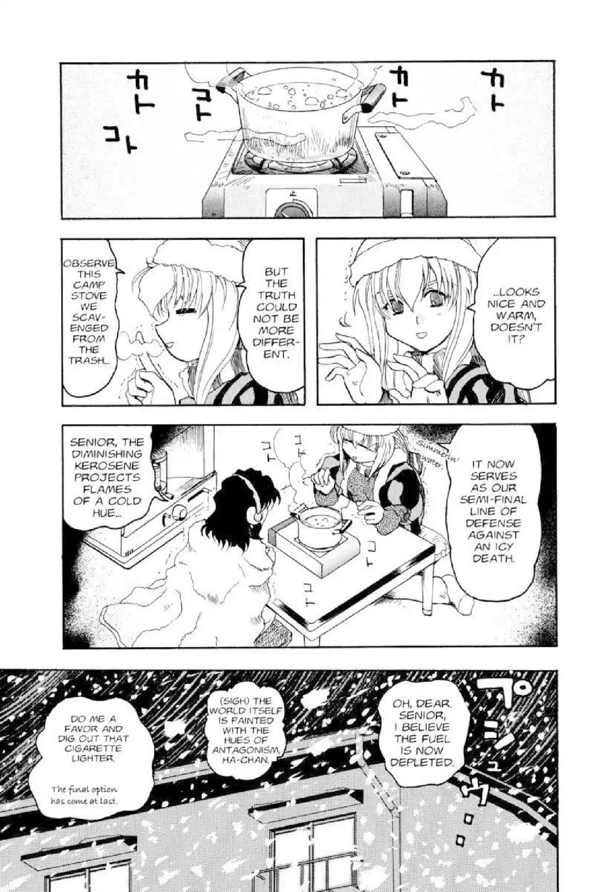 Excel Saga Chapter 3.4 page 24 - Vol.3 Mission 4: The Looking Glass of Delicate Bubbles