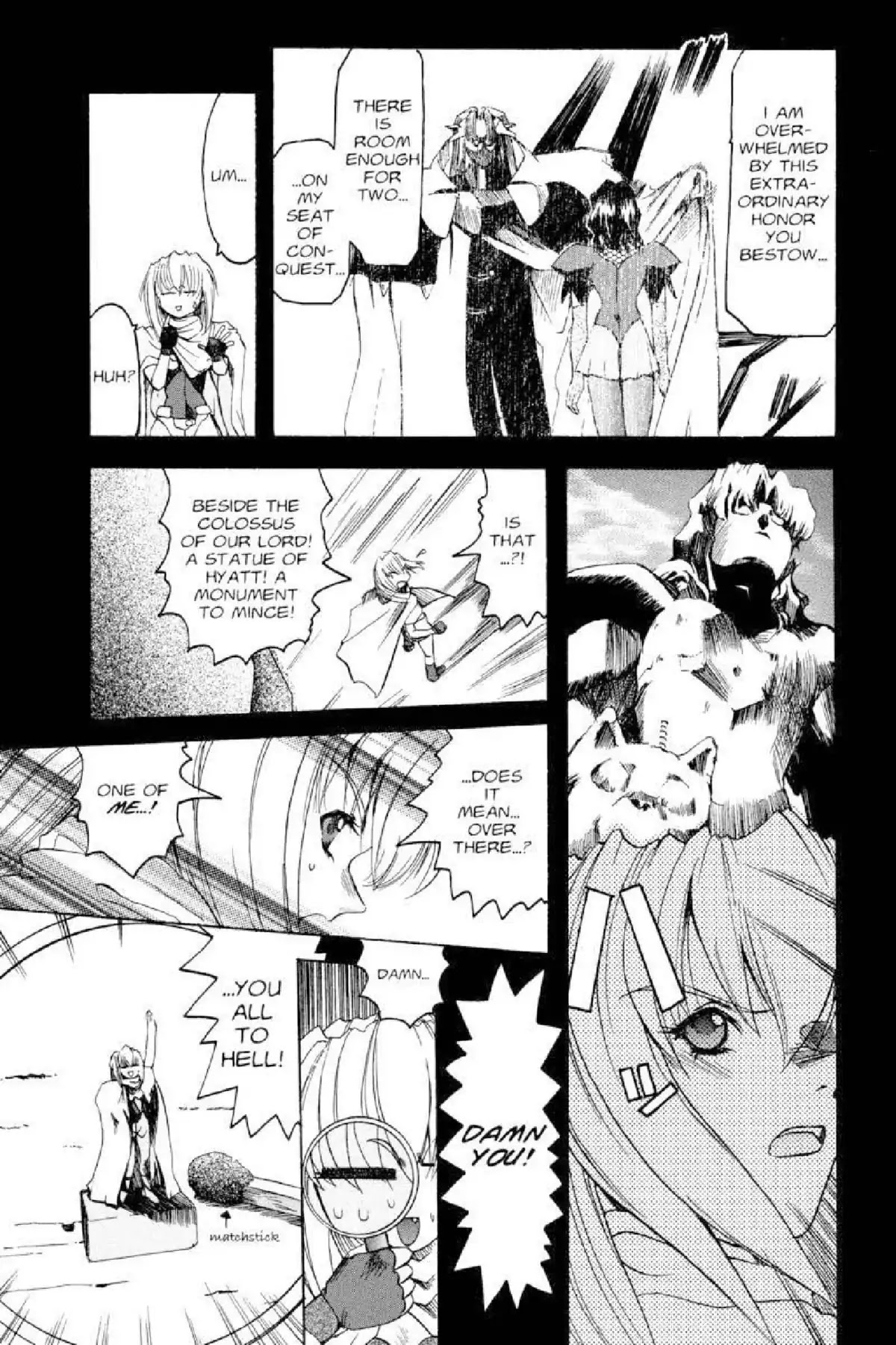 Excel Saga Chapter 3.4 page 6 - Vol.3 Mission 4: The Looking Glass of Delicate Bubbles