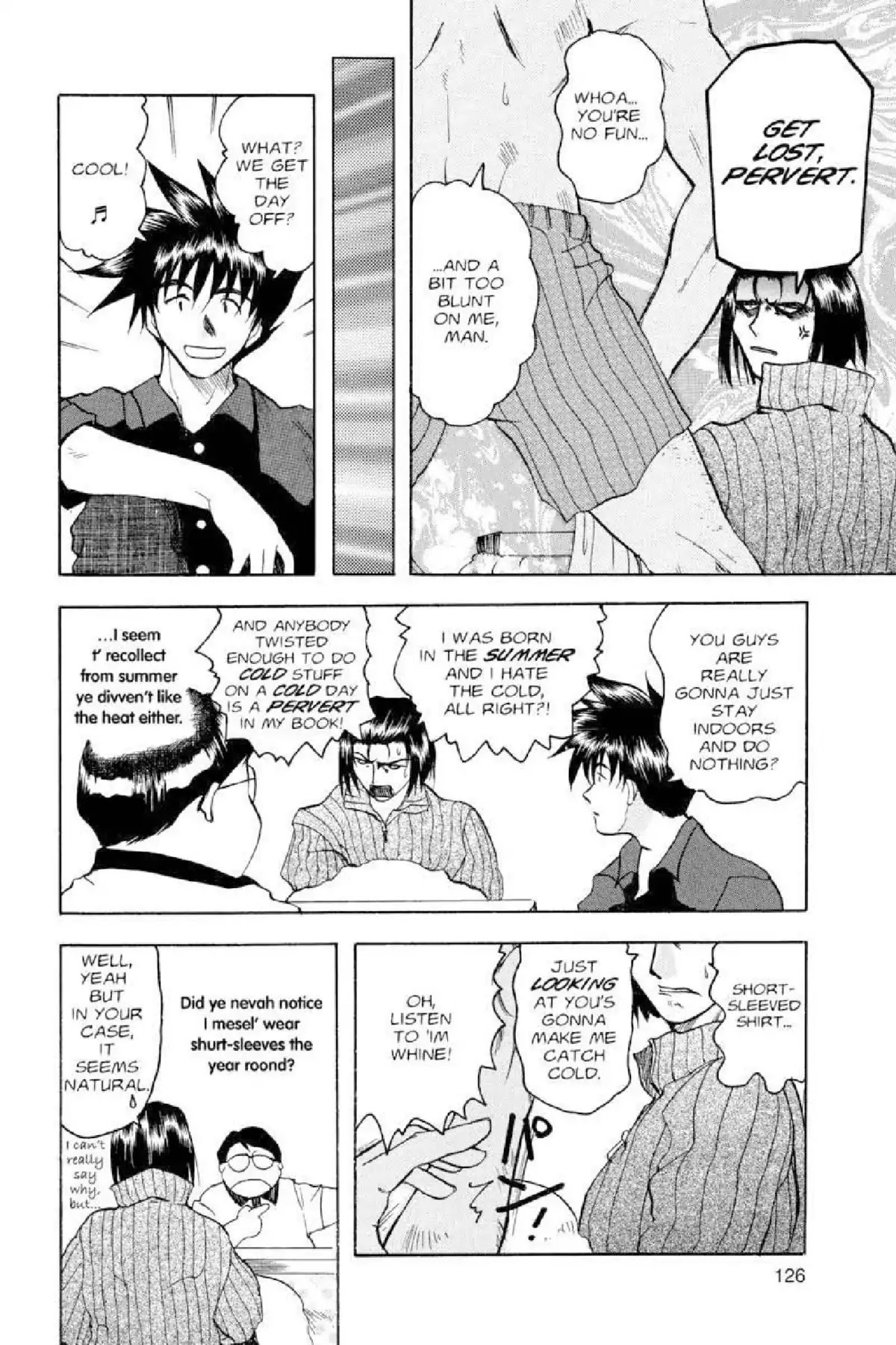 Excel Saga Chapter 3.5 page 11 - Vol.3 Mission 5: That Which Scatters About in the White Skies