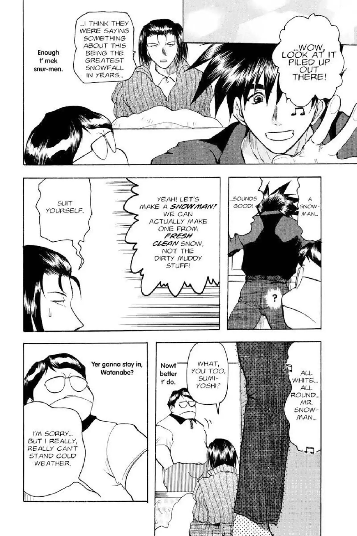 Excel Saga Chapter 3.5 page 15 - Vol.3 Mission 5: That Which Scatters About in the White Skies