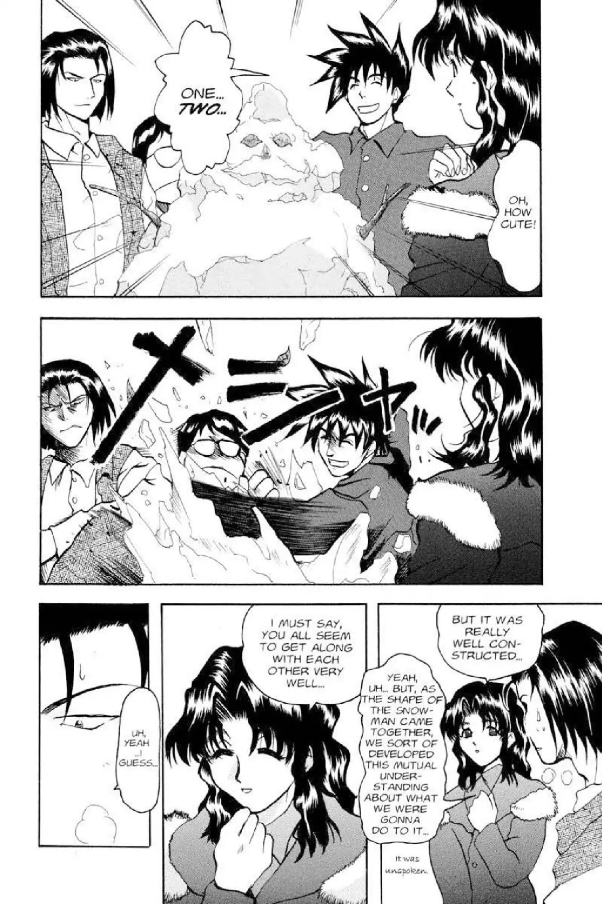 Excel Saga Chapter 3.5 page 19 - Vol.3 Mission 5: That Which Scatters About in the White Skies