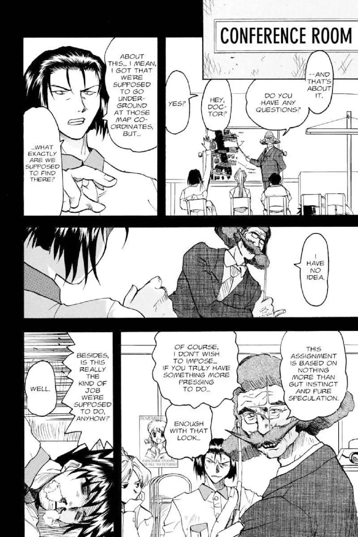 Excel Saga Chapter 3.6 page 5 - Vol.3 Mission 6: He Who Does Not Open the Treasure Box Himself