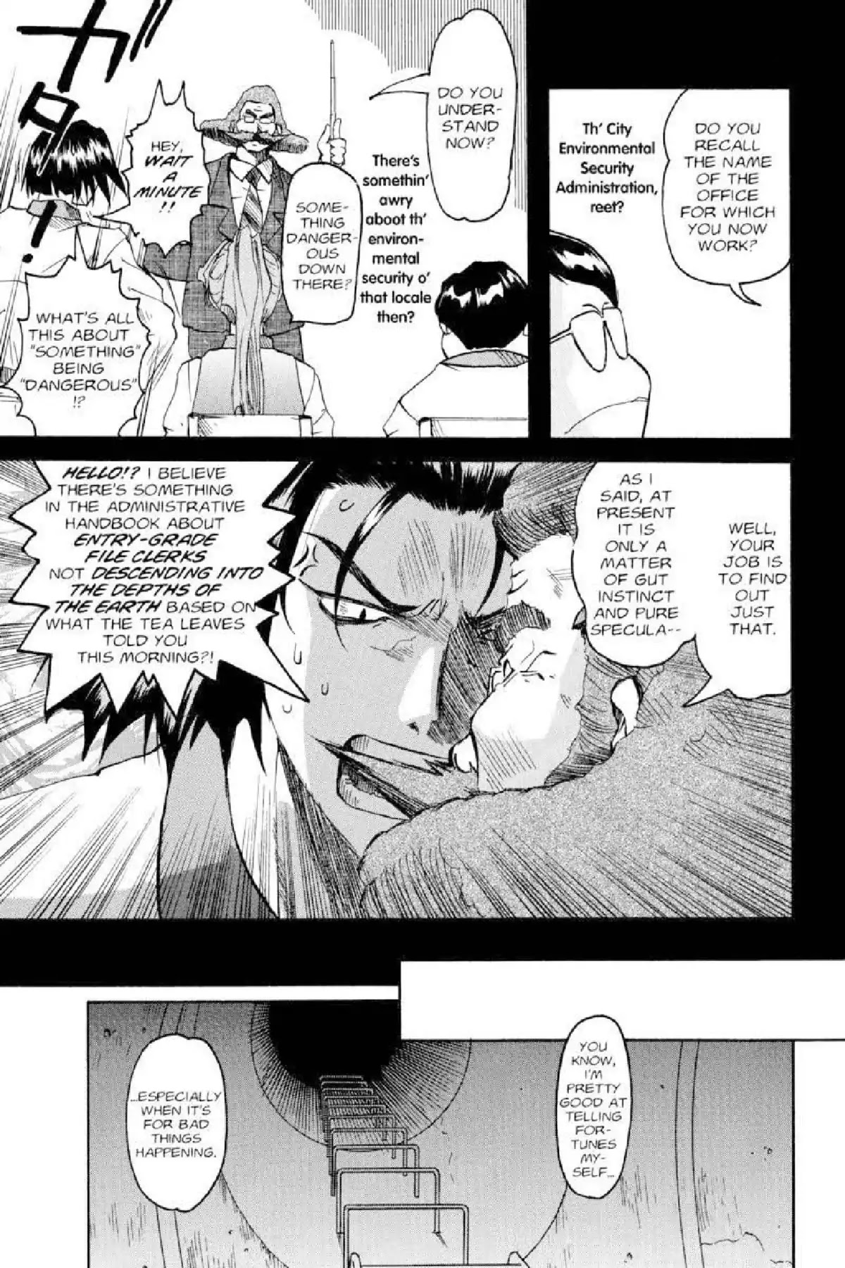 Excel Saga Chapter 3.6 page 6 - Vol.3 Mission 6: He Who Does Not Open the Treasure Box Himself