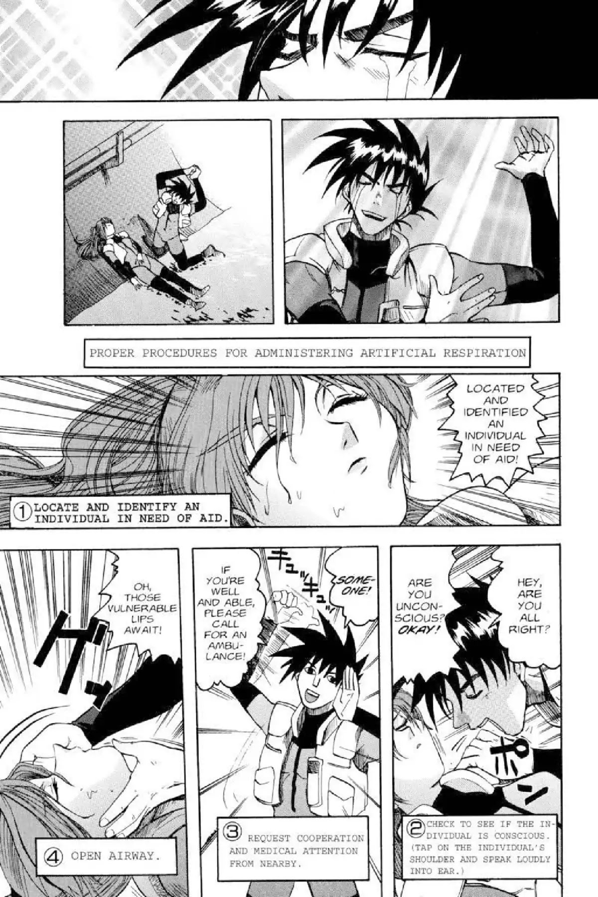 Excel Saga Chapter 3.7 page 10 - Vol.3 Mission 7: "We Came... We Left"