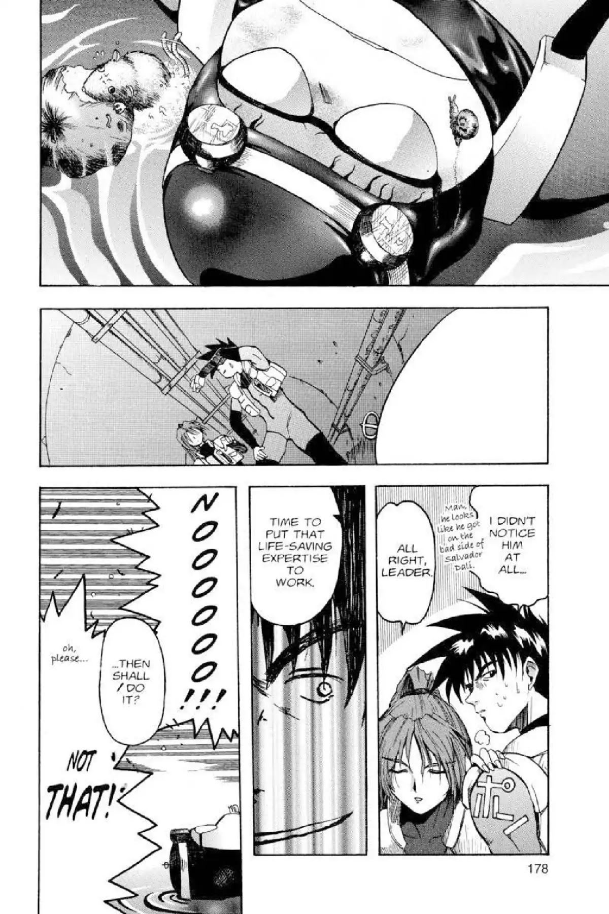Excel Saga Chapter 3.7 page 13 - Vol.3 Mission 7: "We Came... We Left"