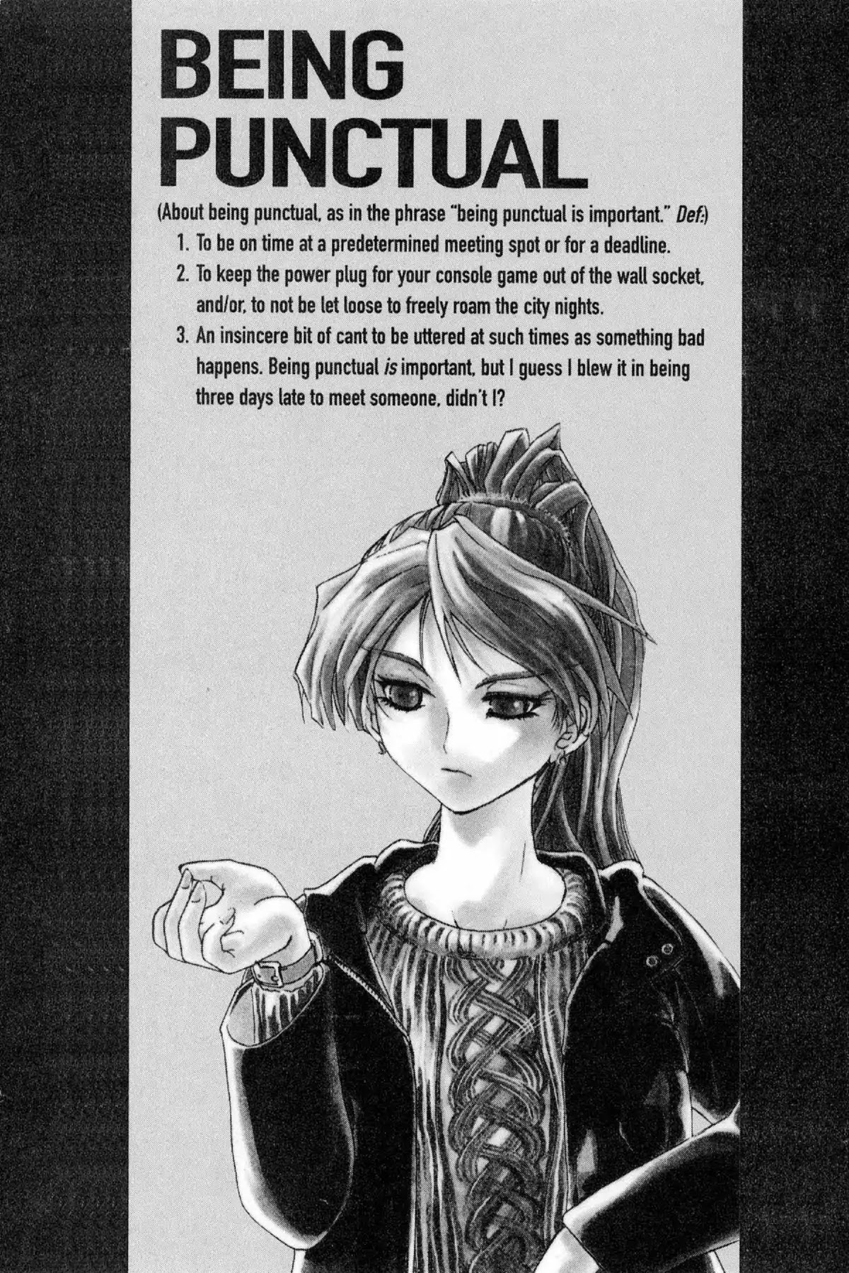 Excel Saga Chapter 4.1 page 2 - Vol.4 Mission 1: Unforeseen Choices