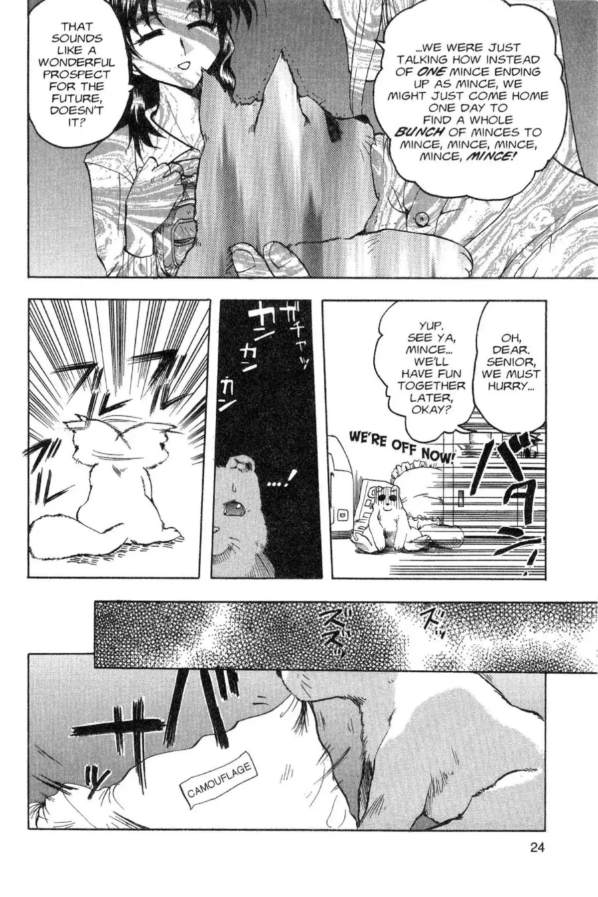 Excel Saga Chapter 4.1 page 24 - Vol.4 Mission 1: Unforeseen Choices