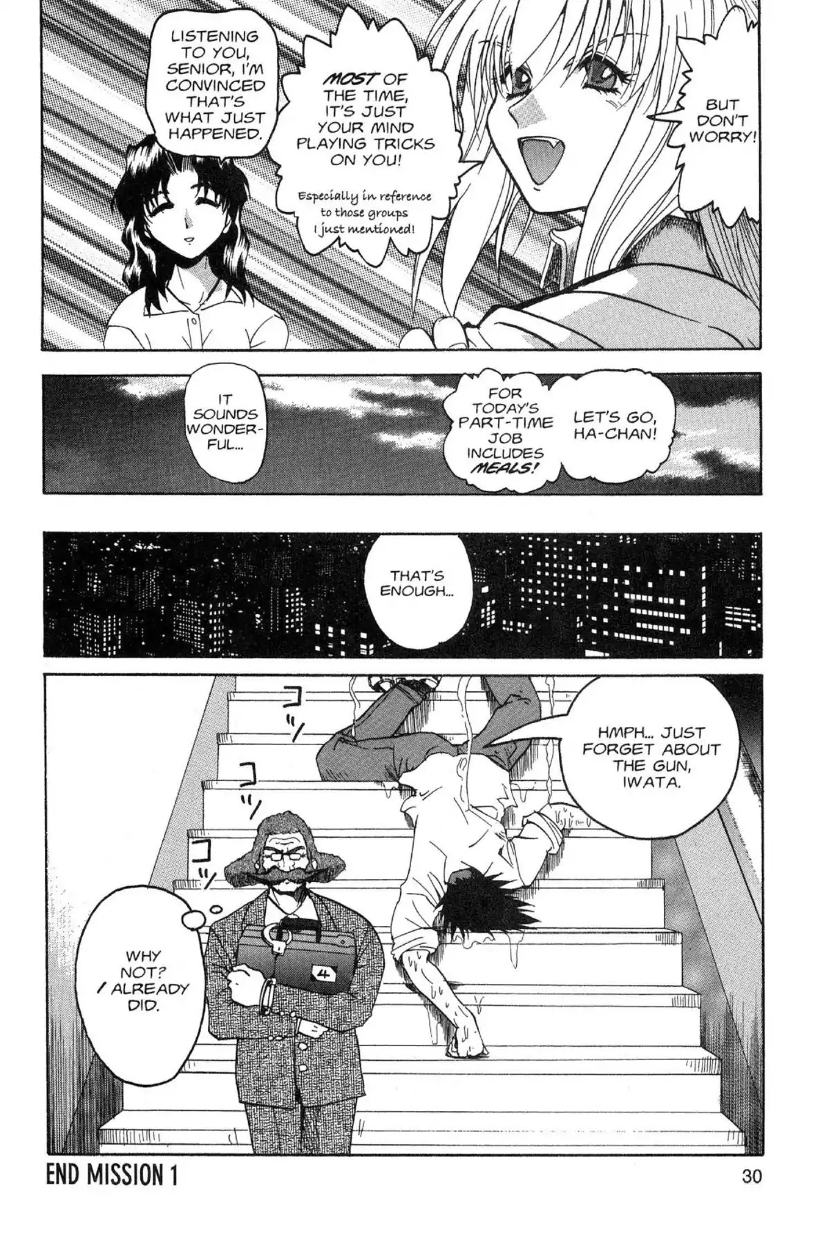 Excel Saga Chapter 4.1 page 30 - Vol.4 Mission 1: Unforeseen Choices