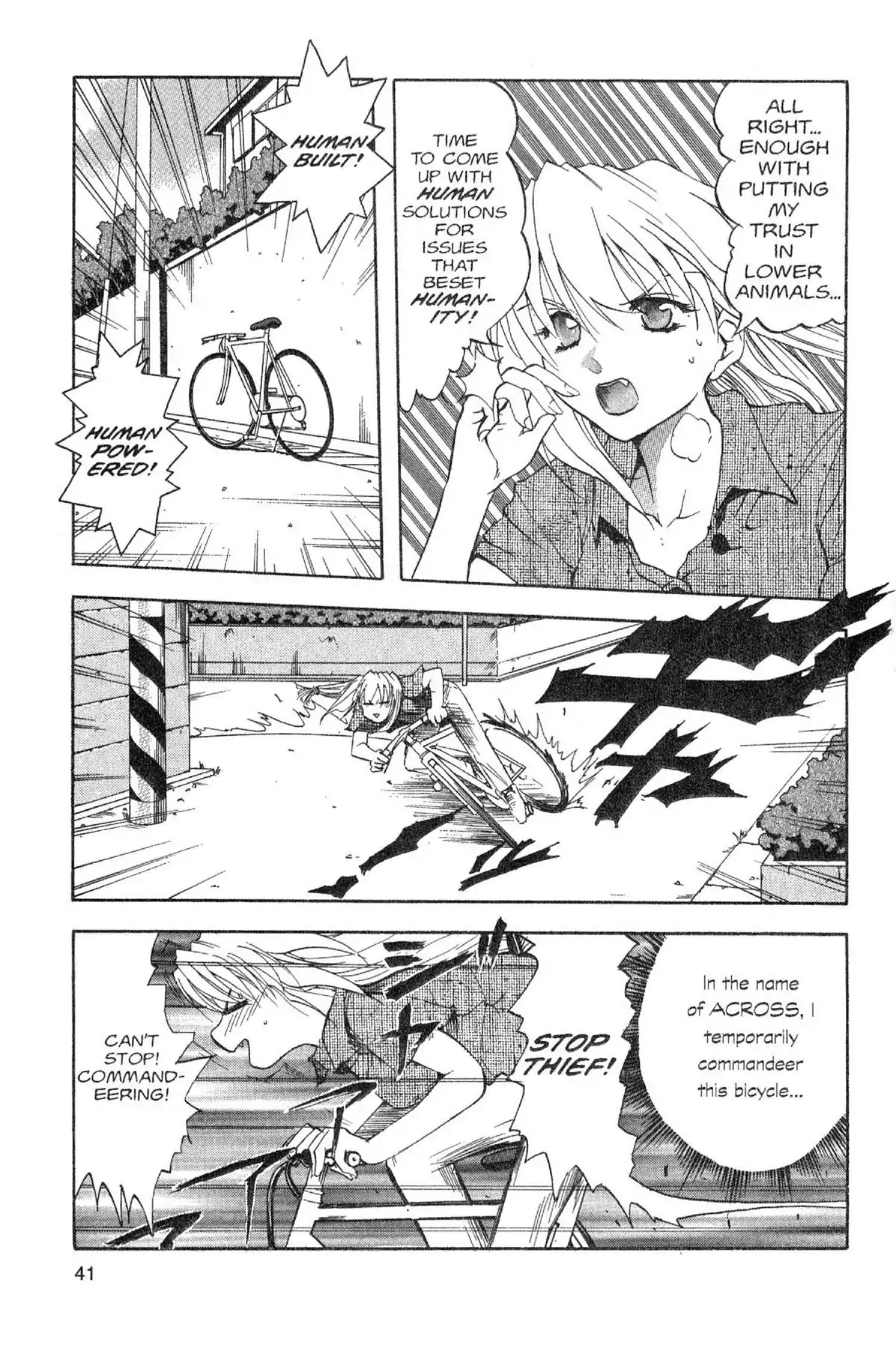 Excel Saga Chapter 4.2 page 11 - Vol.4 Mission 2: How to Consume Oxygen