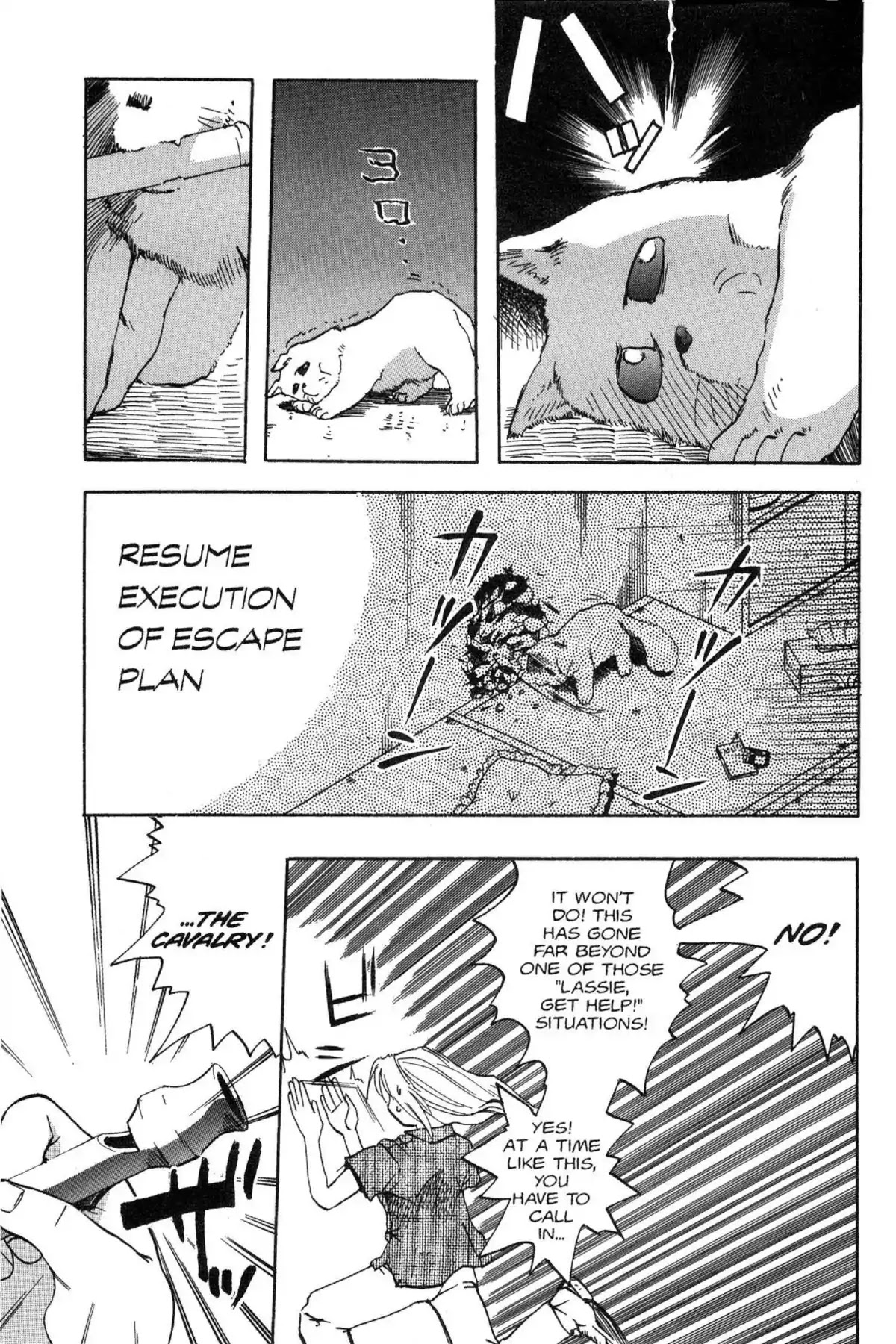 Excel Saga Chapter 4.2 page 9 - Vol.4 Mission 2: How to Consume Oxygen