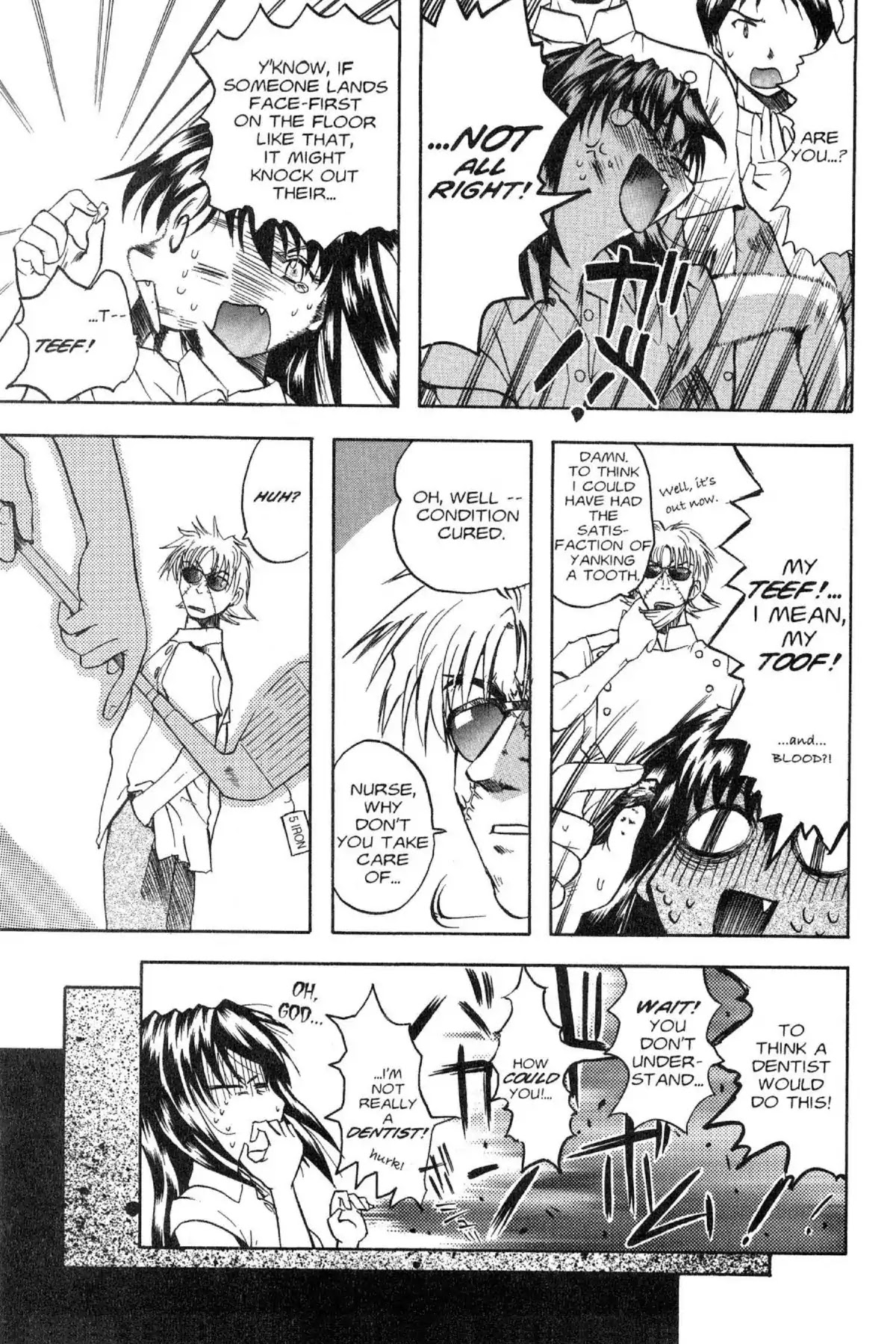 Excel Saga Chapter 4.3 page 19 - Vol.4 Mission 3: "The Smearing Bug's..."