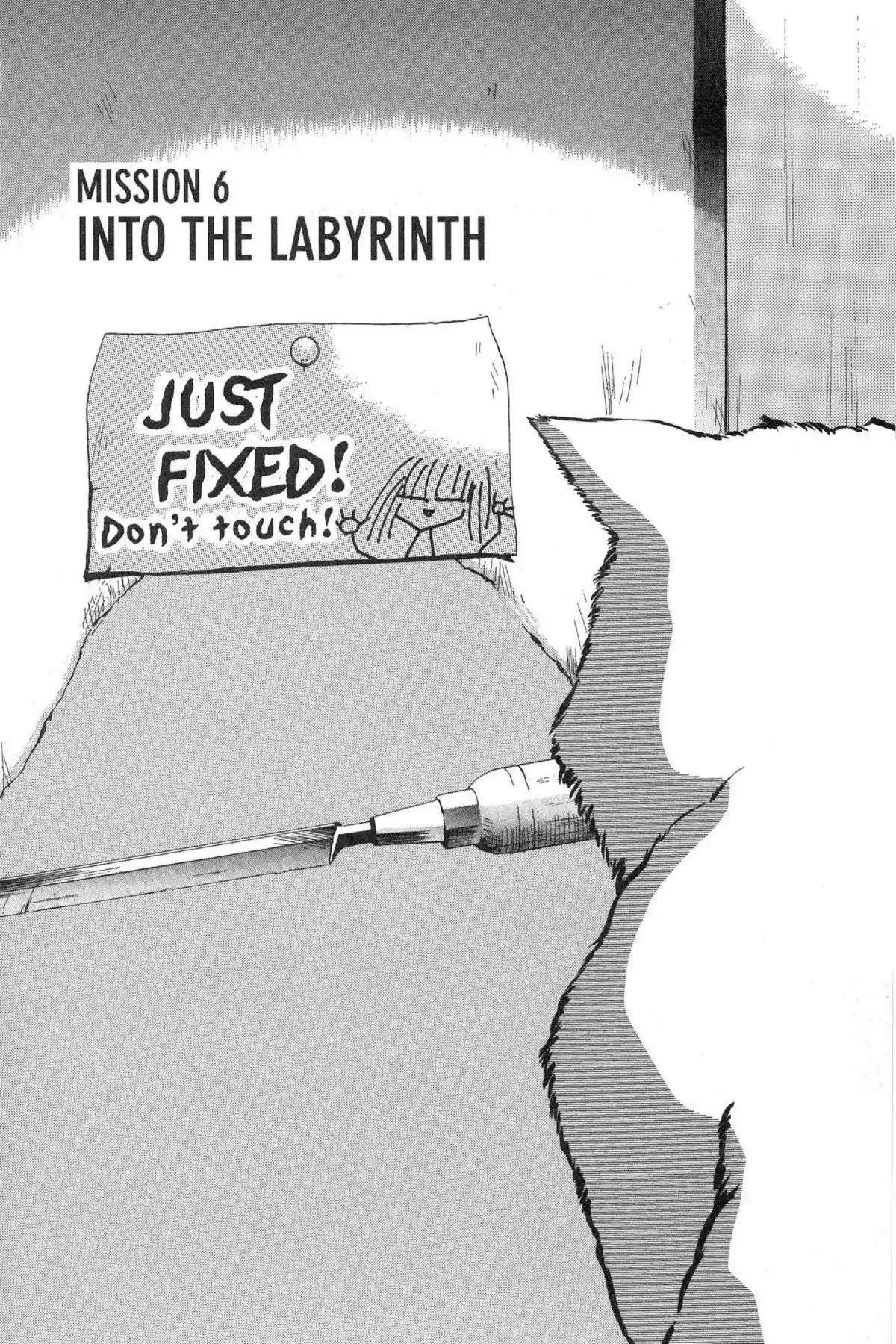 Excel Saga Chapter 4.6 page 2 - Vol.4 Mission 6: Into the Labyrinth