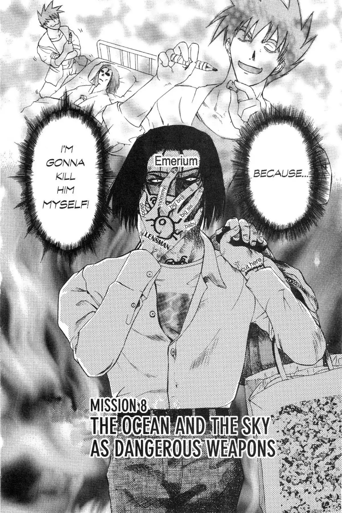 Excel Saga Chapter 4.8 page 2 - Vol.4 Mission 8: The Ocean and the Sky as Dangerous Weapons