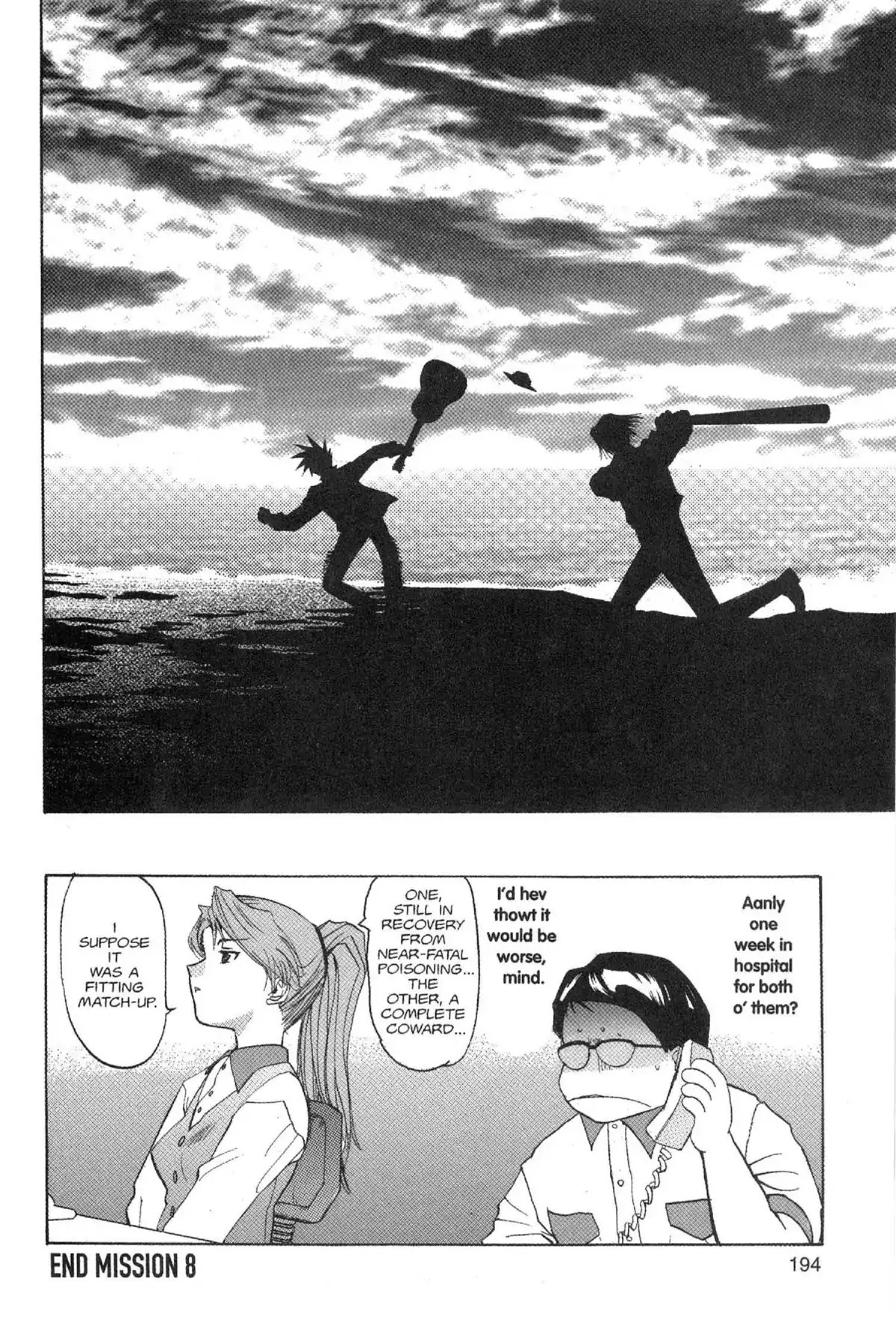 Excel Saga Chapter 4.8 page 22 - Vol.4 Mission 8: The Ocean and the Sky as Dangerous Weapons
