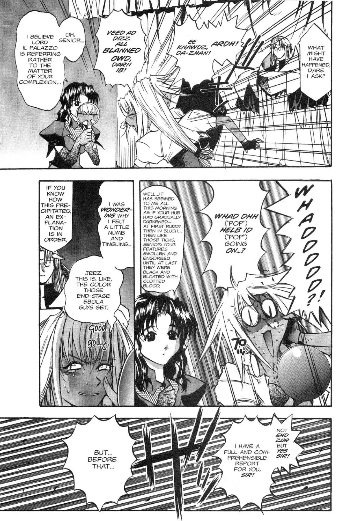 Excel Saga Chapter 5.2 page 13 - Vol.5 Mission 2: Shallow Wound Entertainment