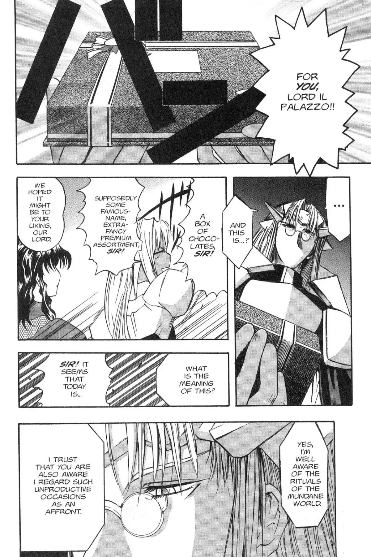 Excel Saga Chapter 5.2 page 14 - Vol.5 Mission 2: Shallow Wound Entertainment