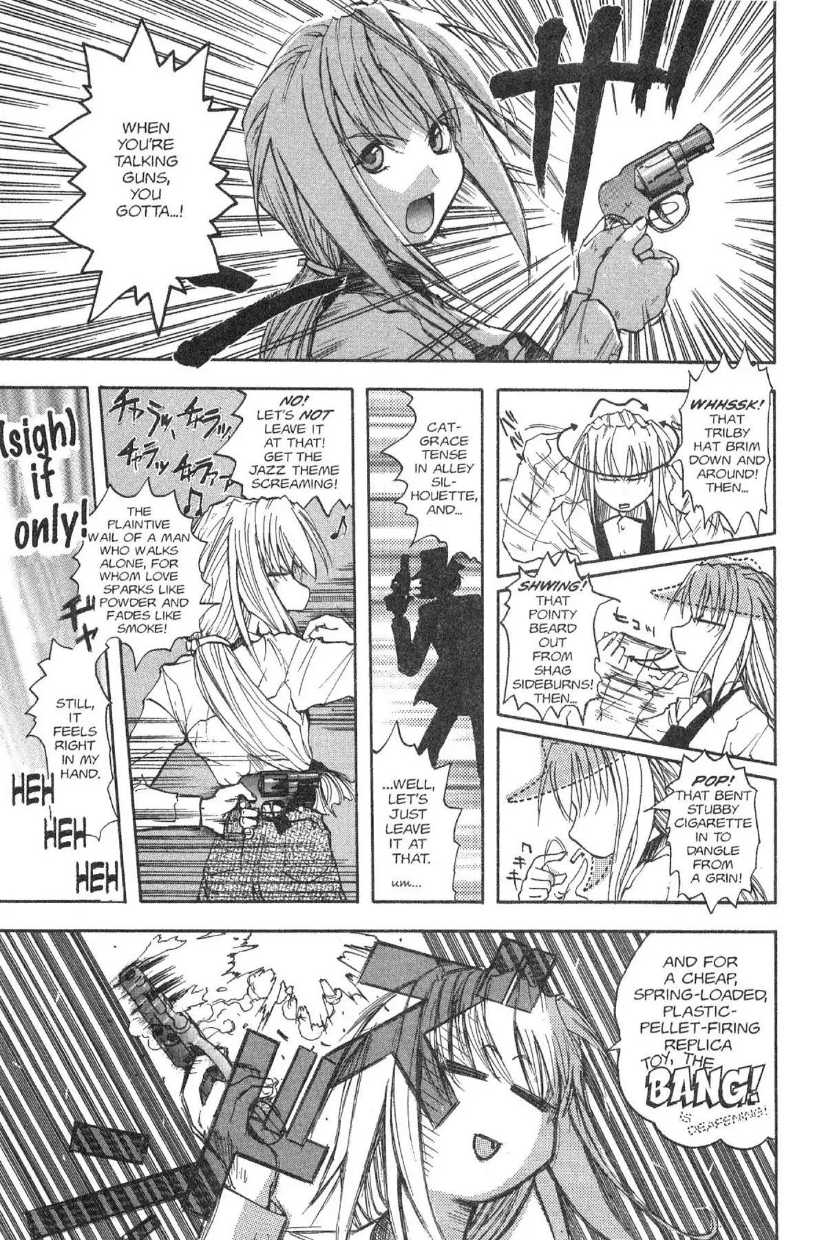 Excel Saga Chapter 5.3 page 1 - Vol.5 Mission 3: The Beautiful Force