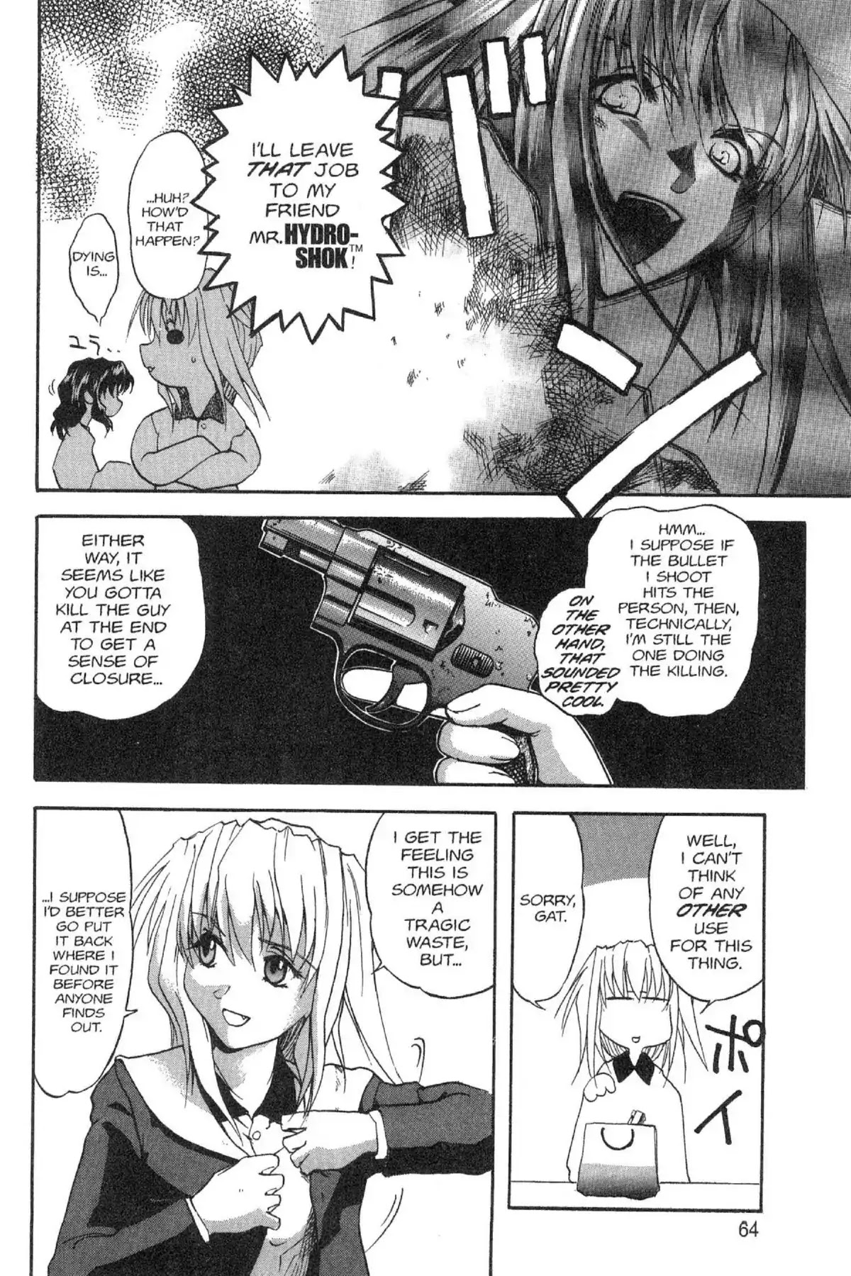 Excel Saga Chapter 5.3 page 12 - Vol.5 Mission 3: The Beautiful Force