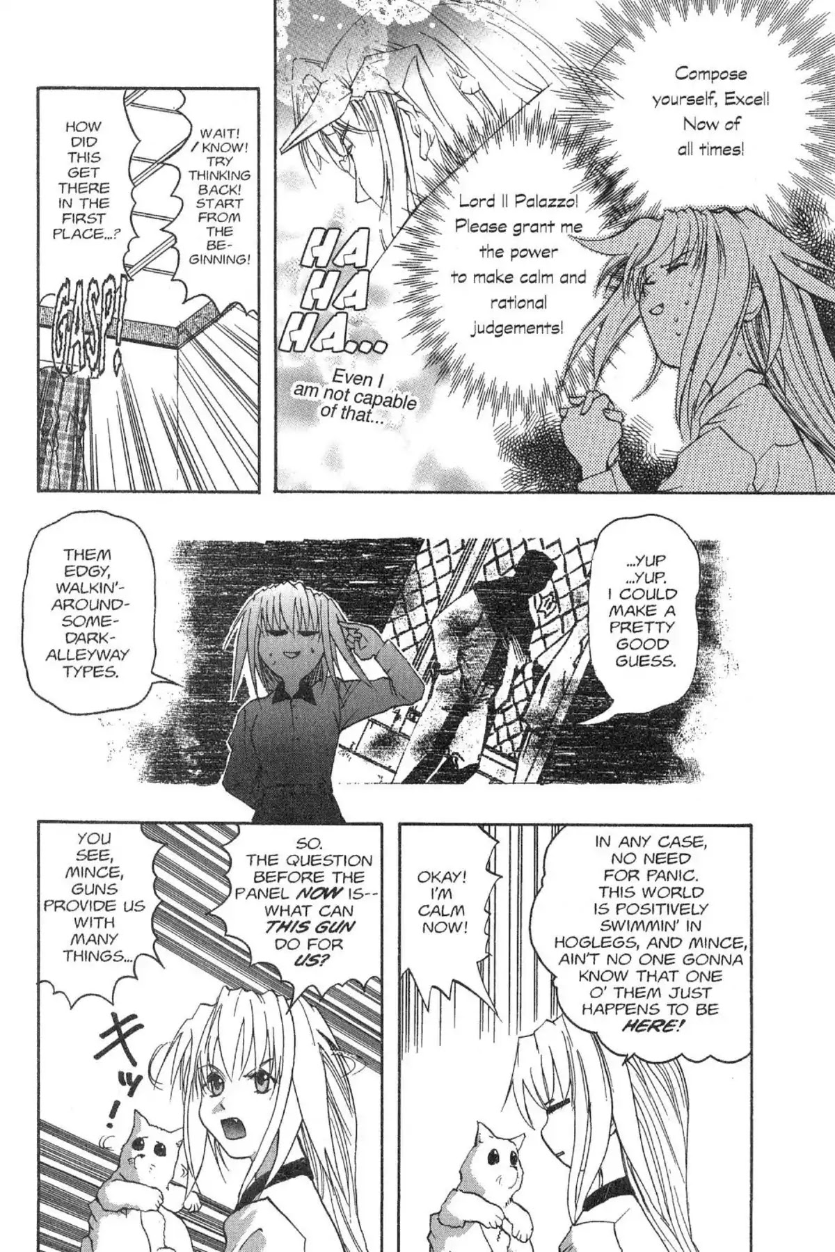 Excel Saga Chapter 5.3 page 8 - Vol.5 Mission 3: The Beautiful Force