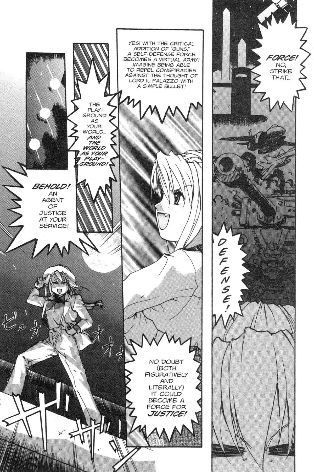 Excel Saga Chapter 5.3 page 9 - Vol.5 Mission 3: The Beautiful Force