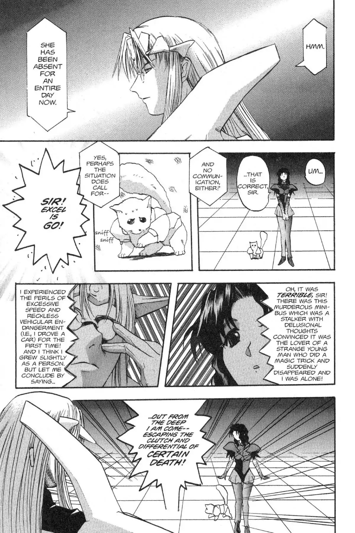 Excel Saga Chapter 5.5 page 1 - Vol.5 Mission 5: Just Come Back
