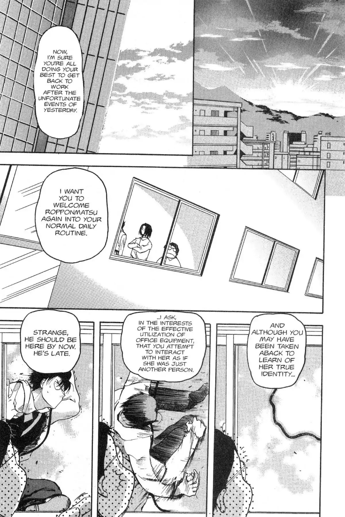 Excel Saga Chapter 5.6 page 13 - Vol.5 Mission 6: The String-Puller