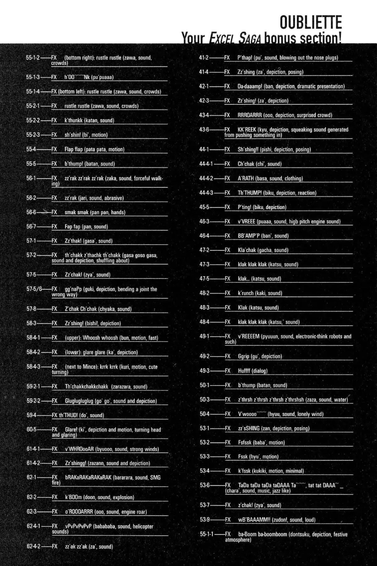 Excel Saga Chapter 5.7-6 page 3 - Vol.5 Oubliette (Excel Saga Bonus Section)