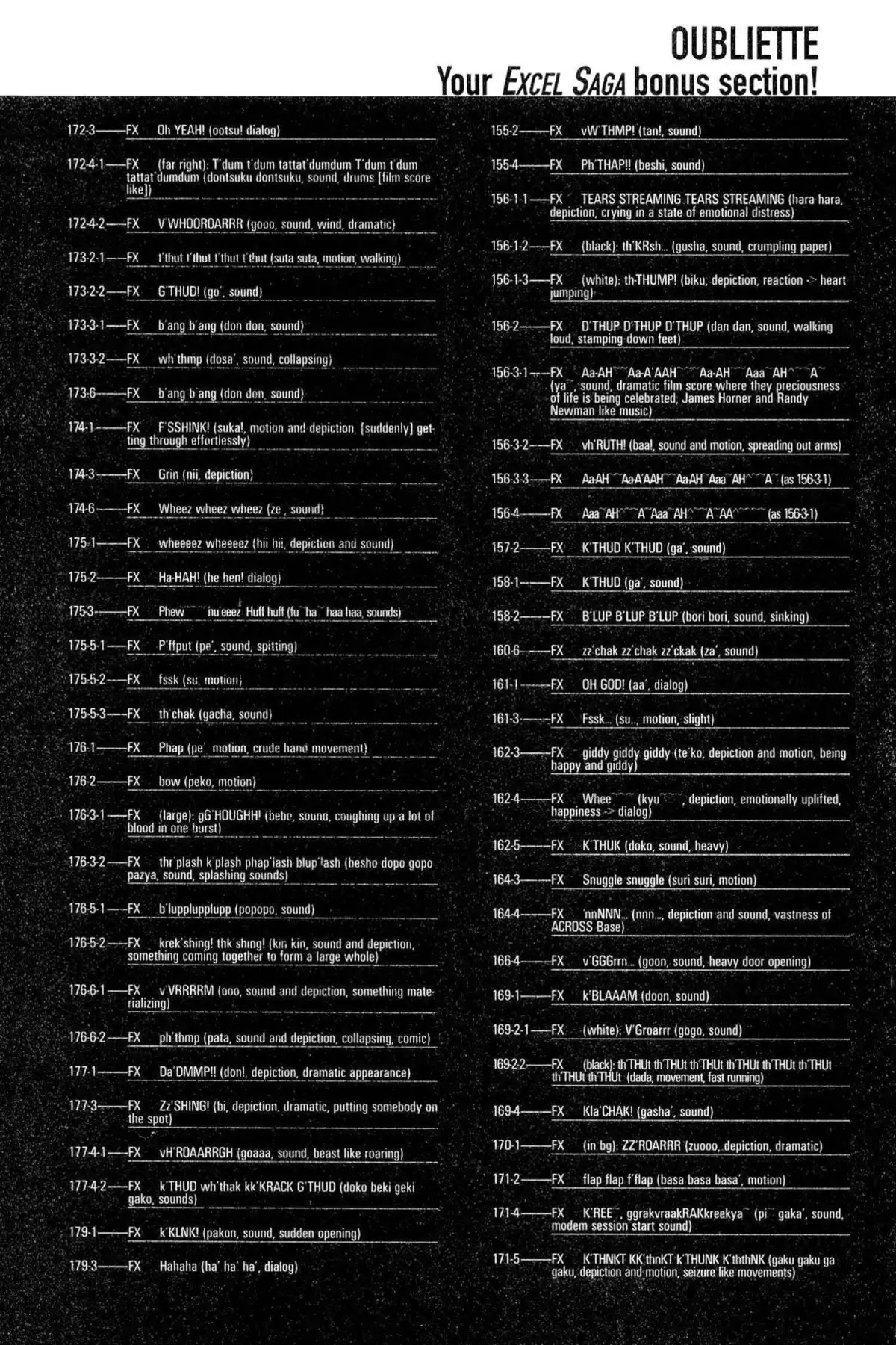 Excel Saga Chapter 5.7-6 page 9 - Vol.5 Oubliette (Excel Saga Bonus Section)