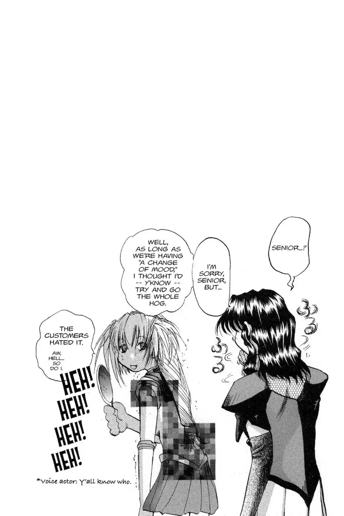 Excel Saga Chapter 6.1 page 28 - Vol.6 Mission 1: Mirrors and Eyes