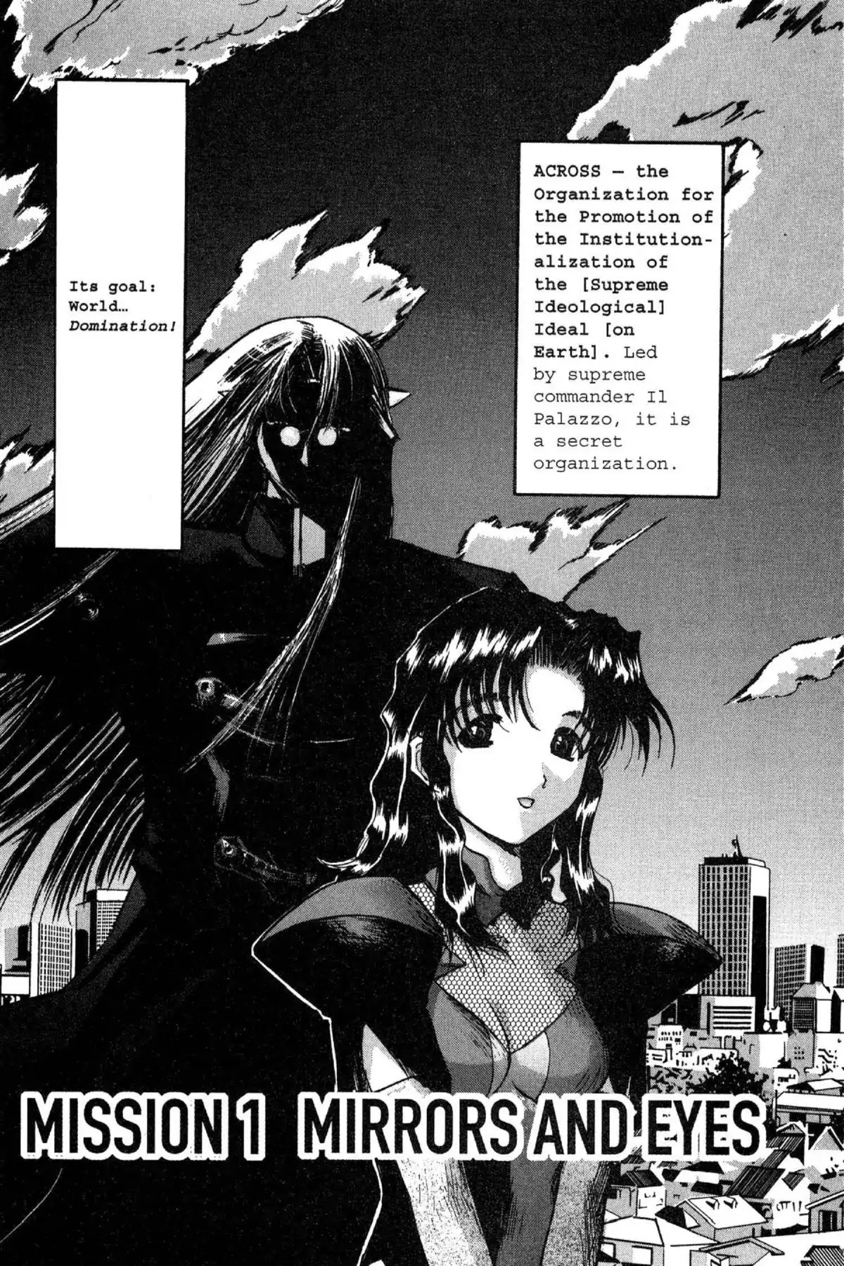 Excel Saga Chapter 6.1 page 6 - Vol.6 Mission 1: Mirrors and Eyes