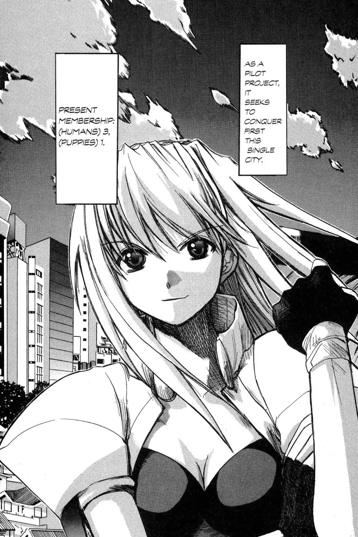 Excel Saga Chapter 6.1 page 7 - Vol.6 Mission 1: Mirrors and Eyes