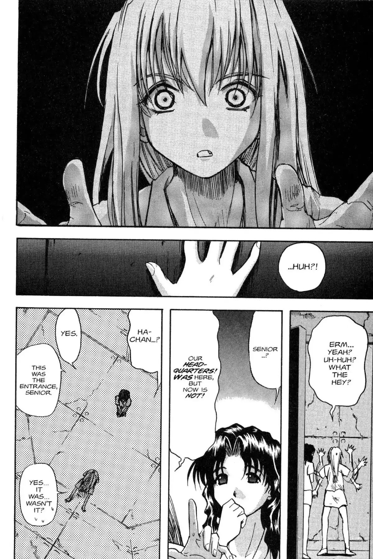 Excel Saga Chapter 6.1 page 8 - Vol.6 Mission 1: Mirrors and Eyes