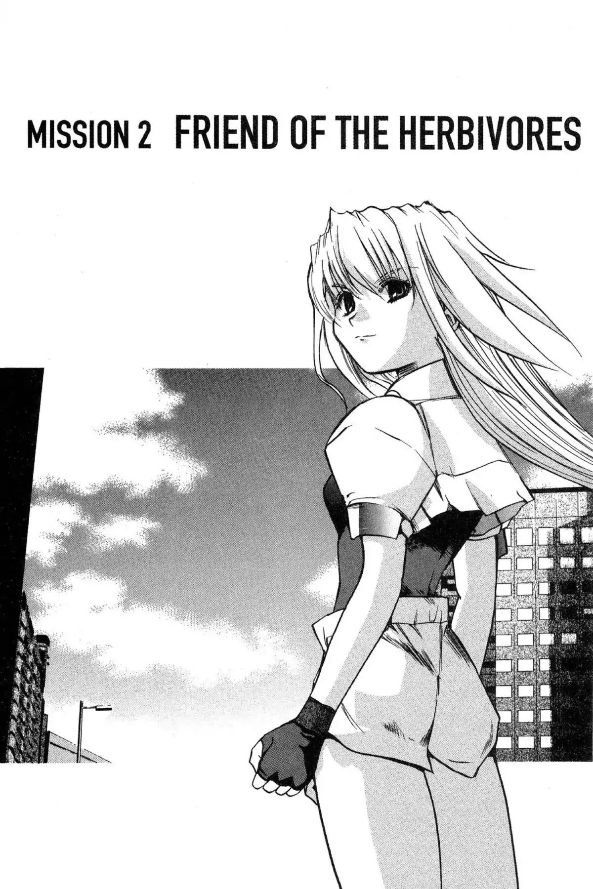 Excel Saga Chapter 6.2 page 1 - Vol.6 Mission 2: Friend of the Herbivores